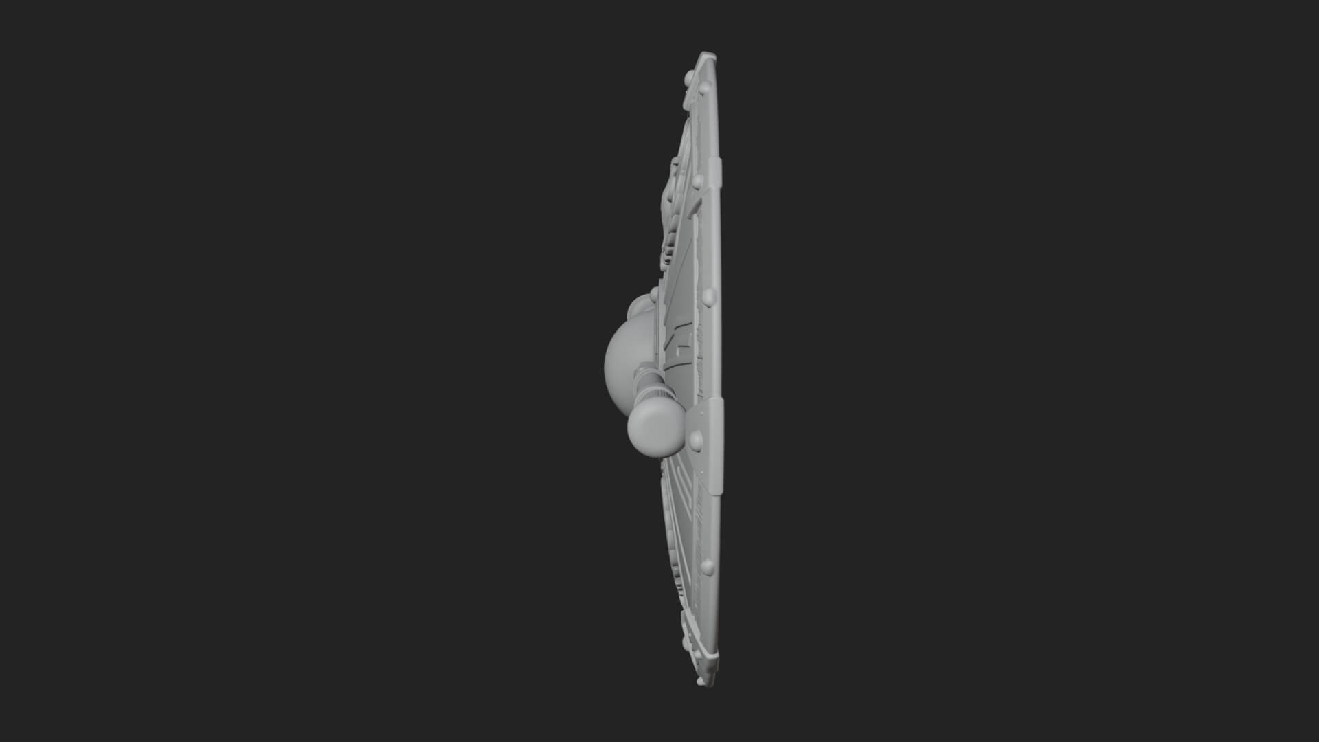 Eagle Crest Oval Shield Model Design 4 3D Print Model 3D Model