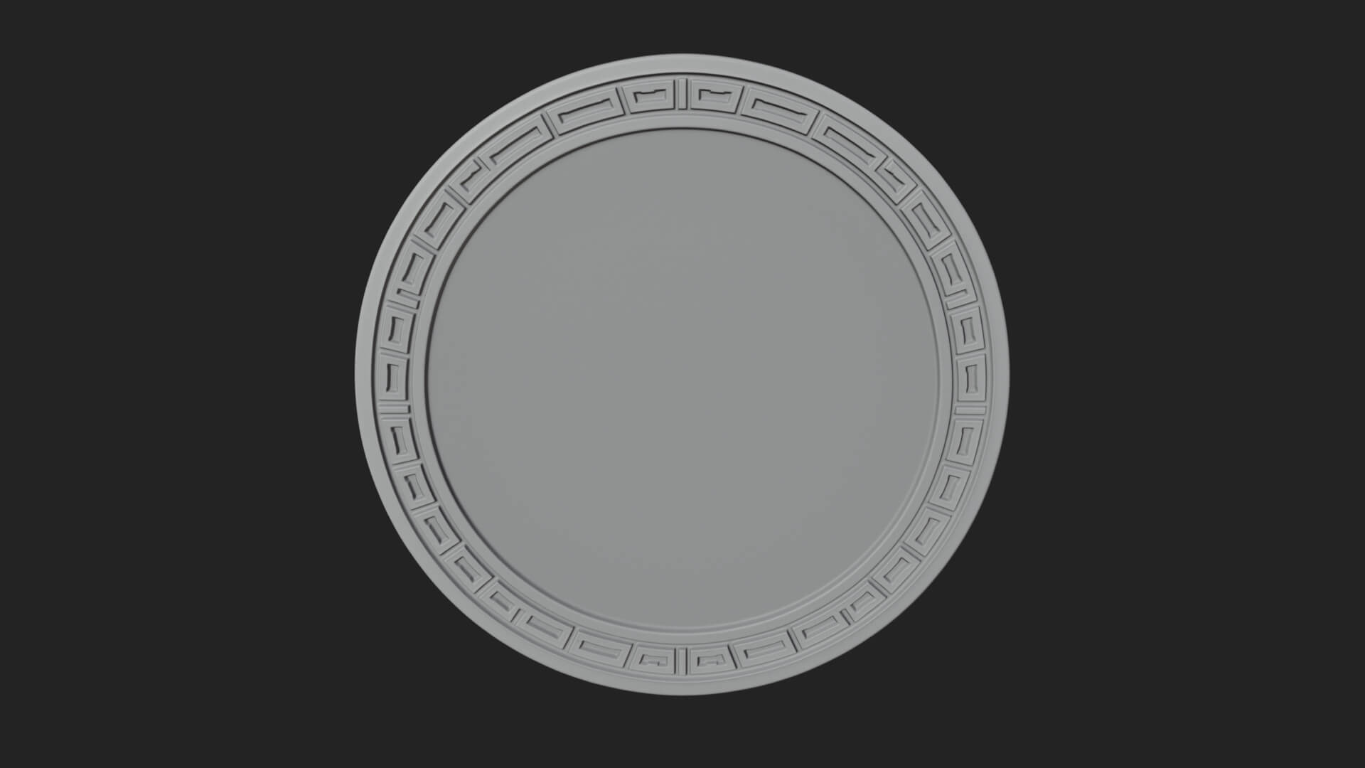 Eagle Head Oval Relief Plaque Design 5 3D Print Model 3D Model
