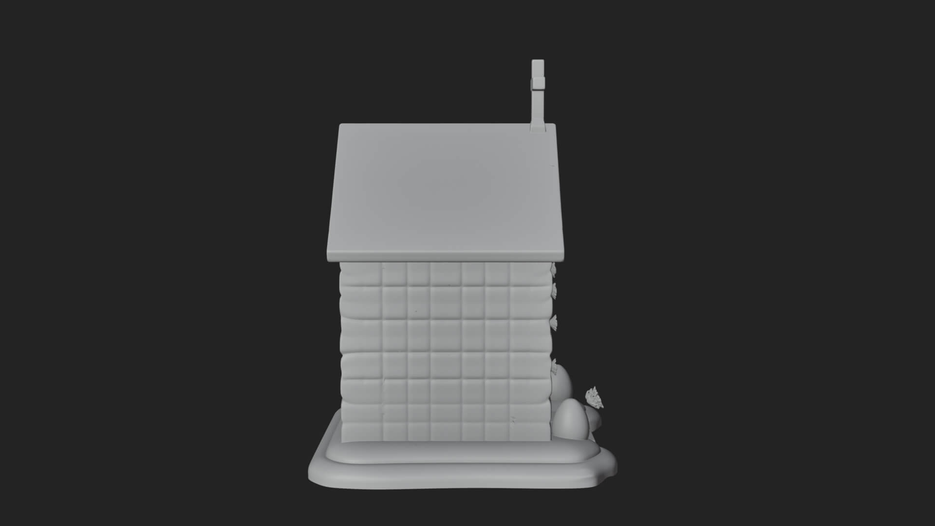 Easter Blossom Chapel House Design 1 3D Print Model 3D Model