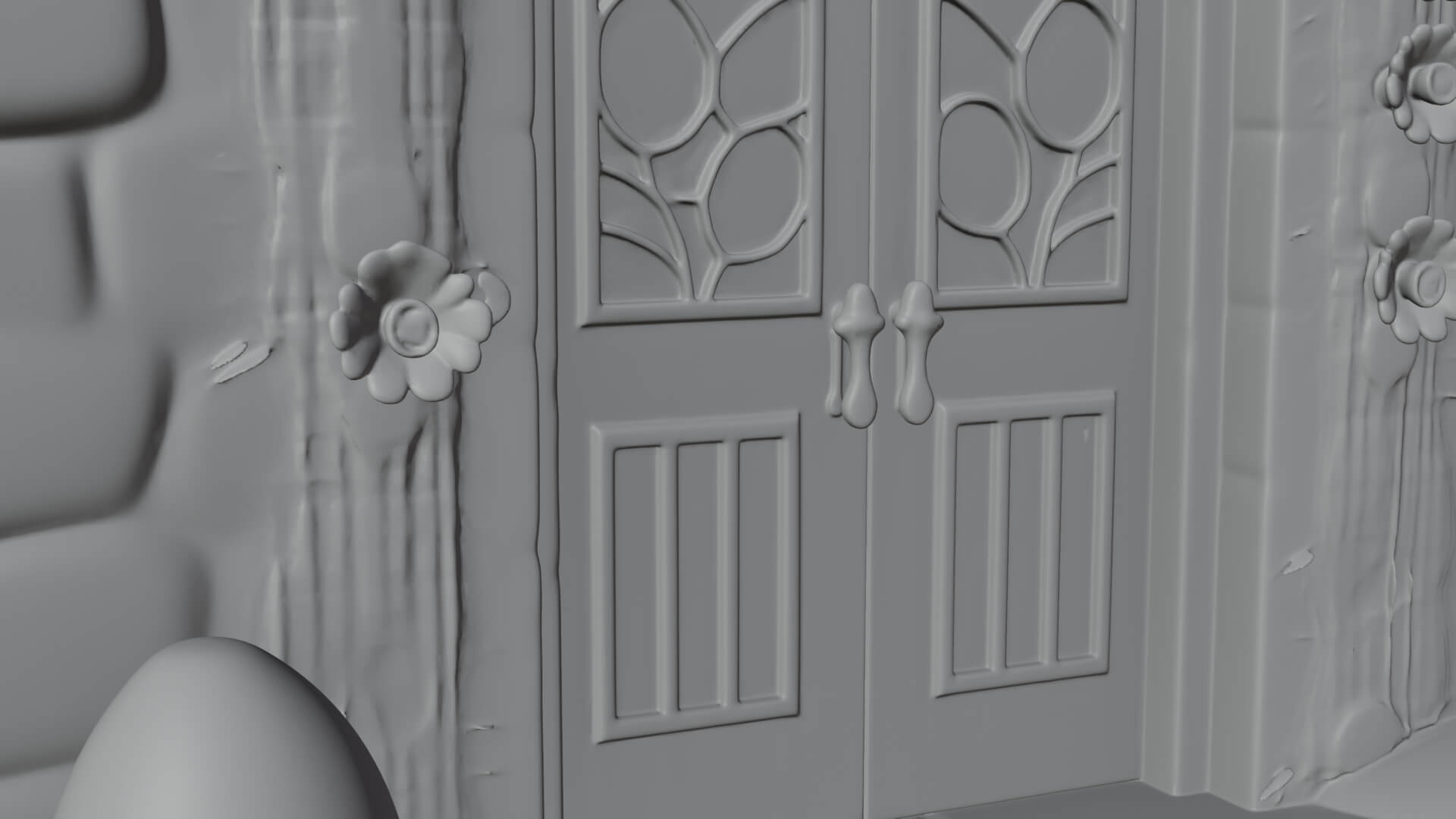 Easter Blossom Chapel House Design 1 3D Print Model 3D Model