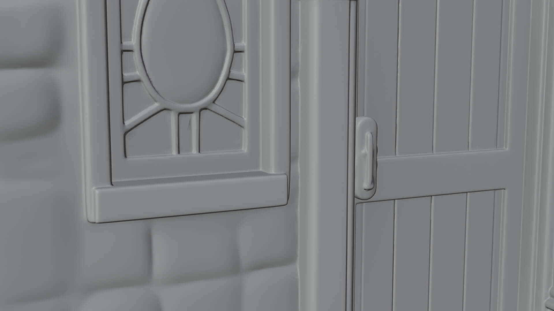 Easter Blossom Chapel House Design 2 3d Print Model 3D Model