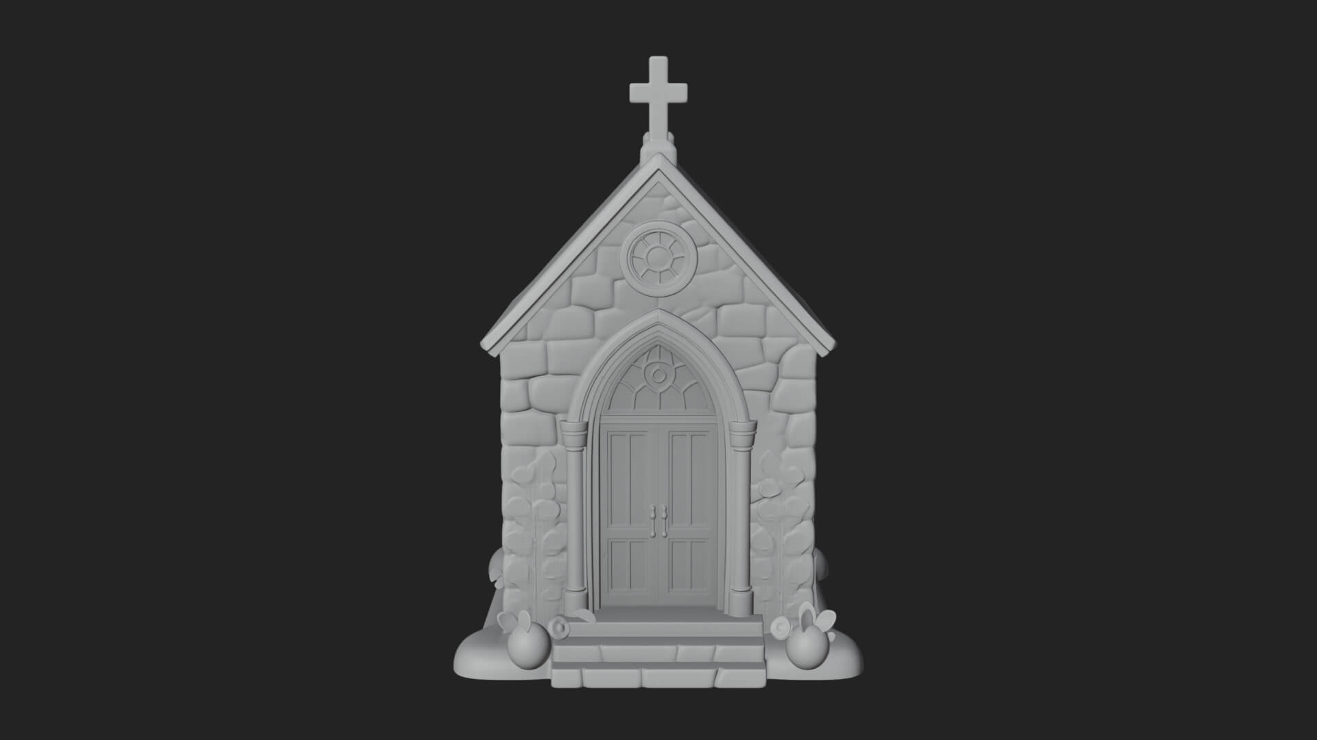 Easter Blossom Chapel House Design 3 3D Print Model 3D Model
