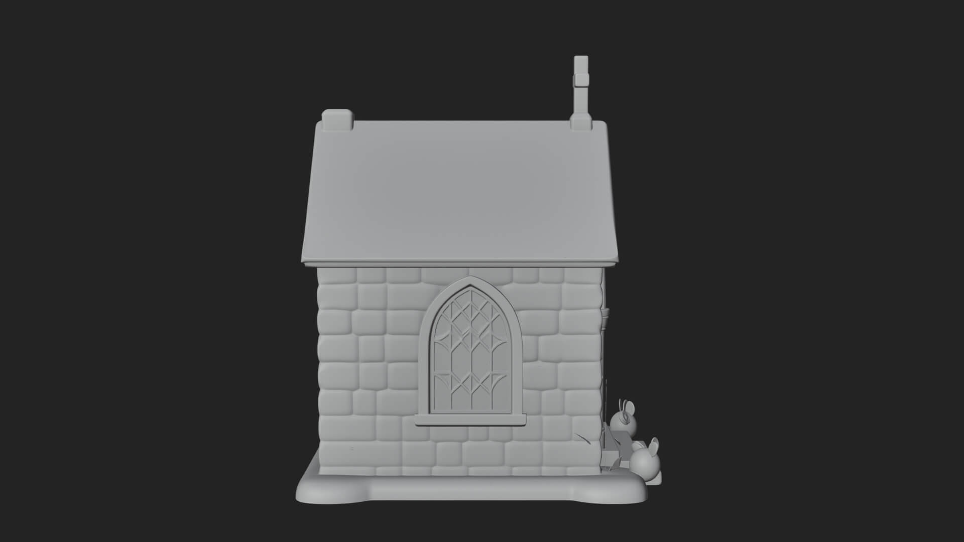 Easter Blossom Chapel House Design 3 3D Print Model 3D Model