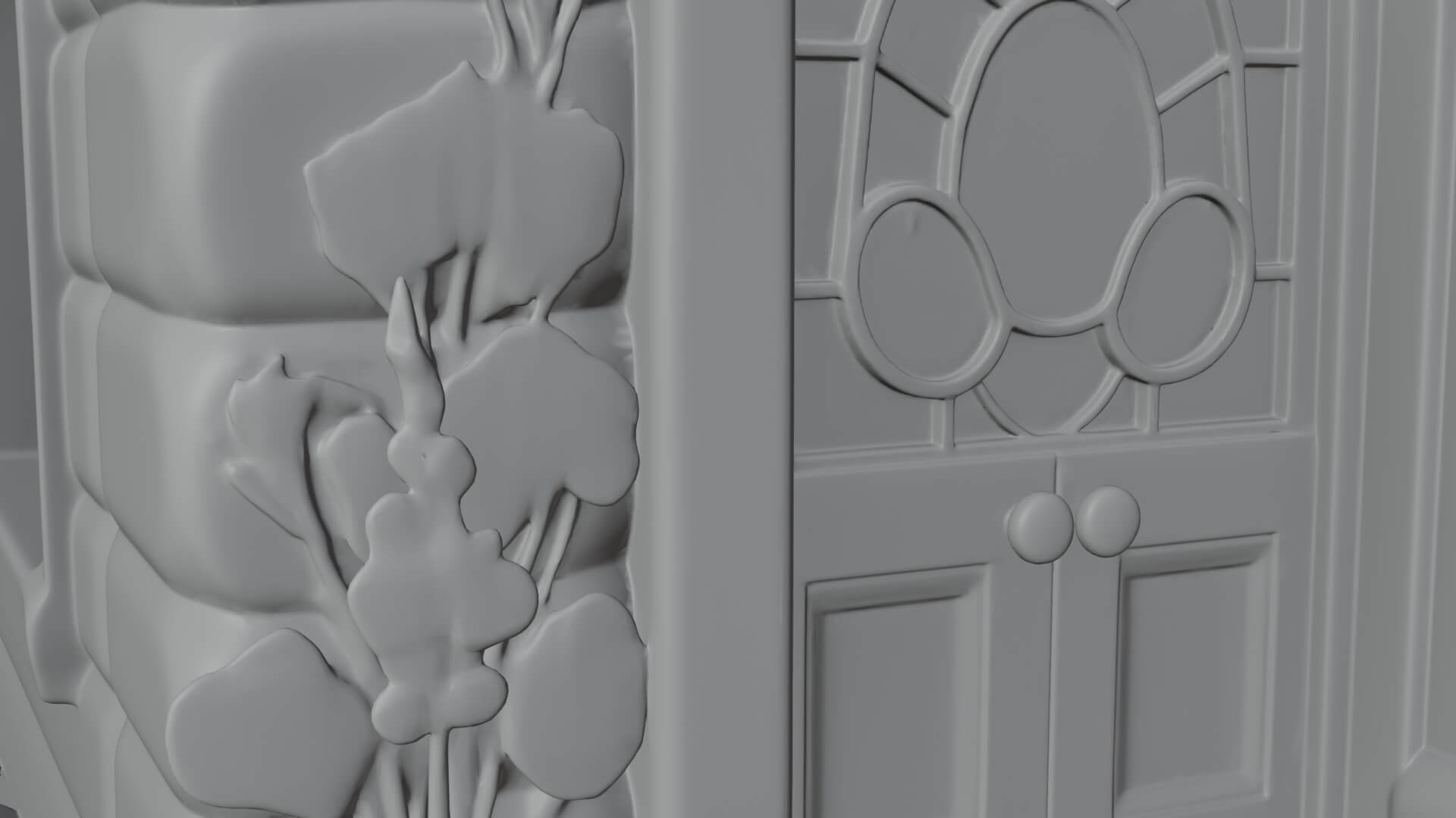 Easter Blossom Chapel House Design 4 3D Print Model 3D Model