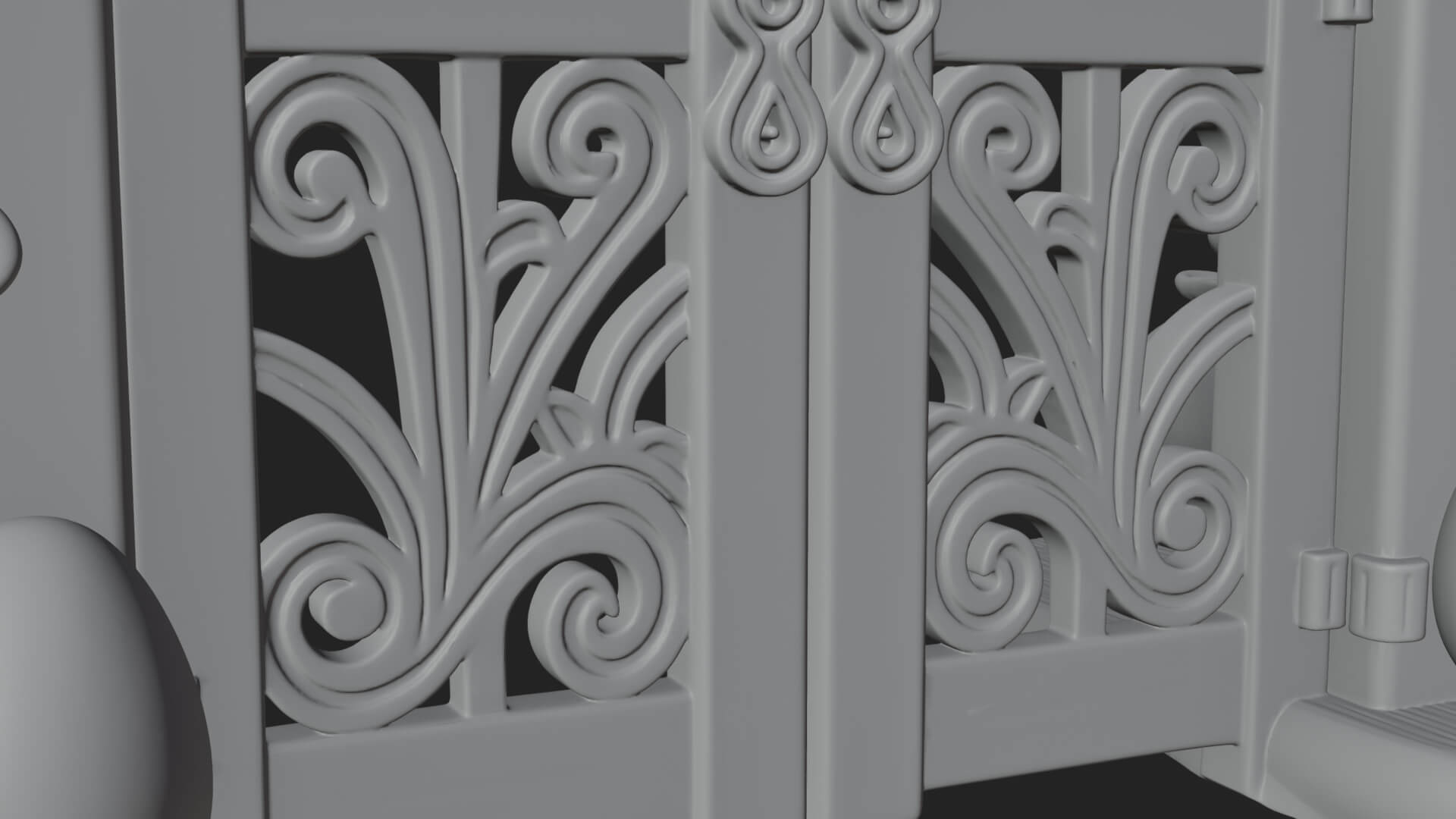 Easter Blossom Garden Gate Design 1 3D Print Model 3D Model