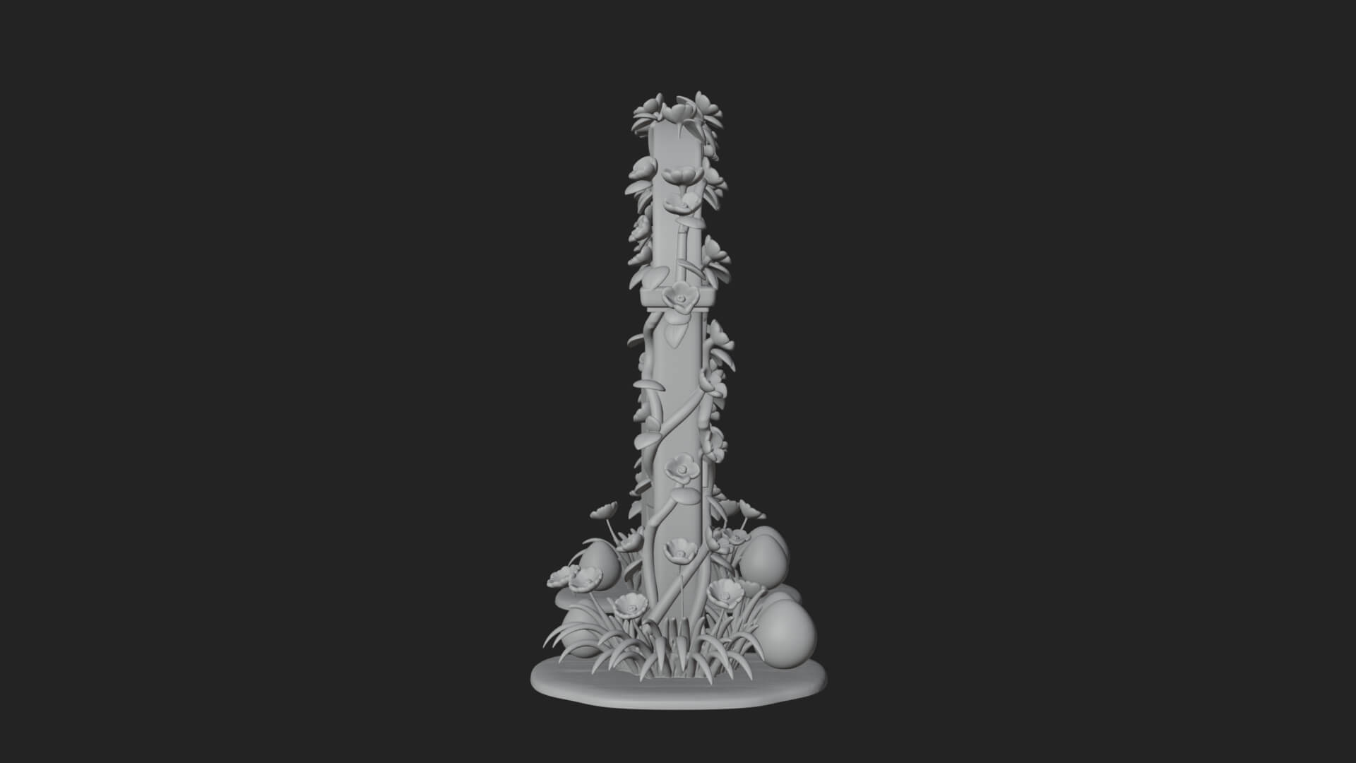 Easter Blossom Garden Gate Design 4 3D Print Model 3D Model