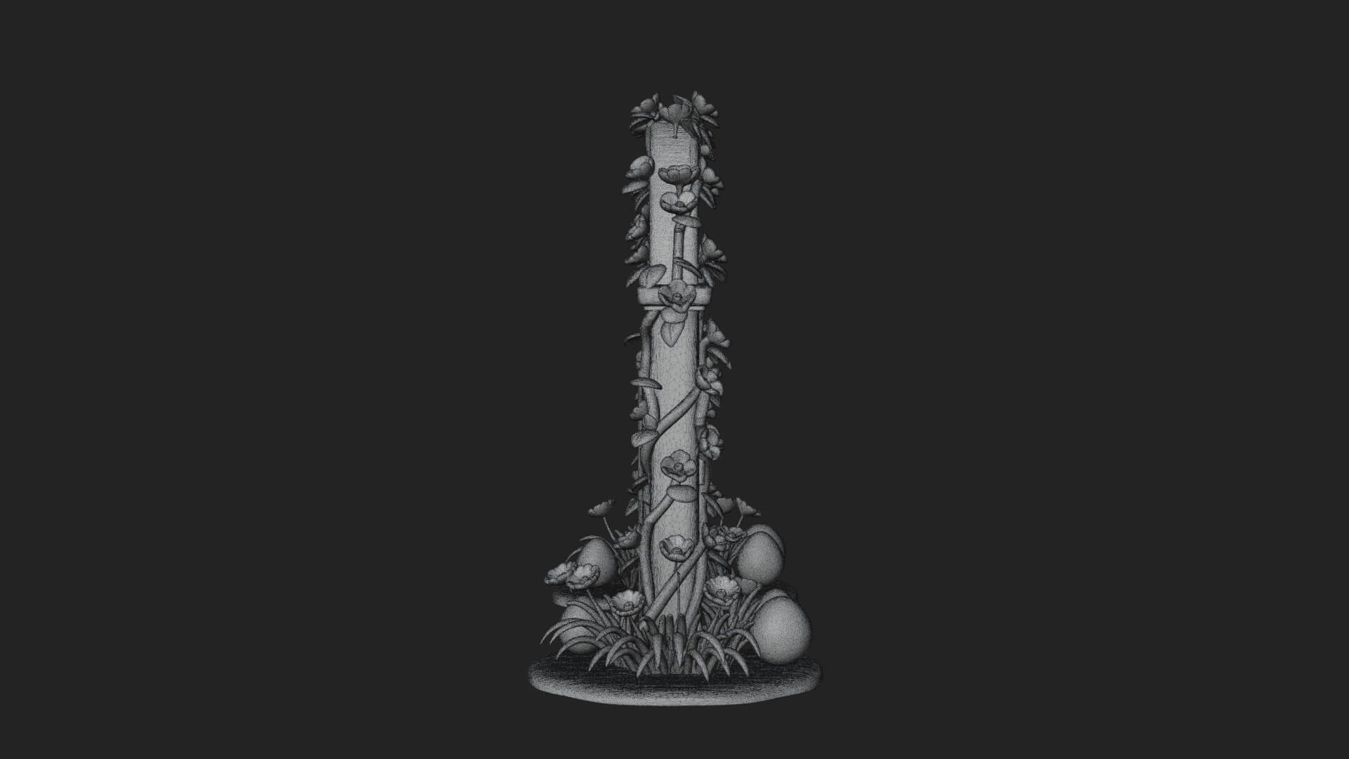 Easter Blossom Garden Gate Design 4 3D Print Model 3D Model