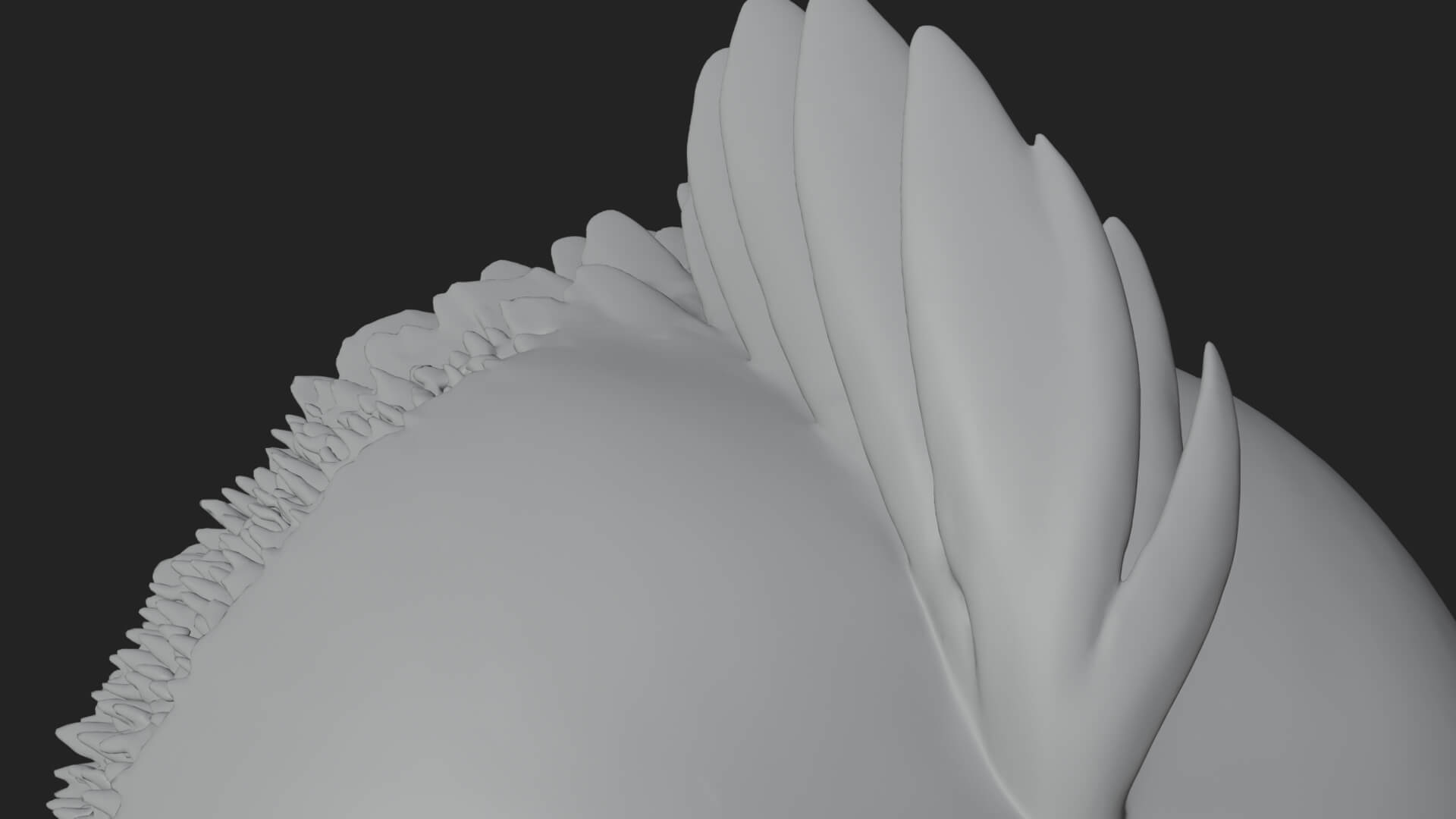 Easter Chick in Eggshell Statue Design 5 3D Print Model 3D Model
