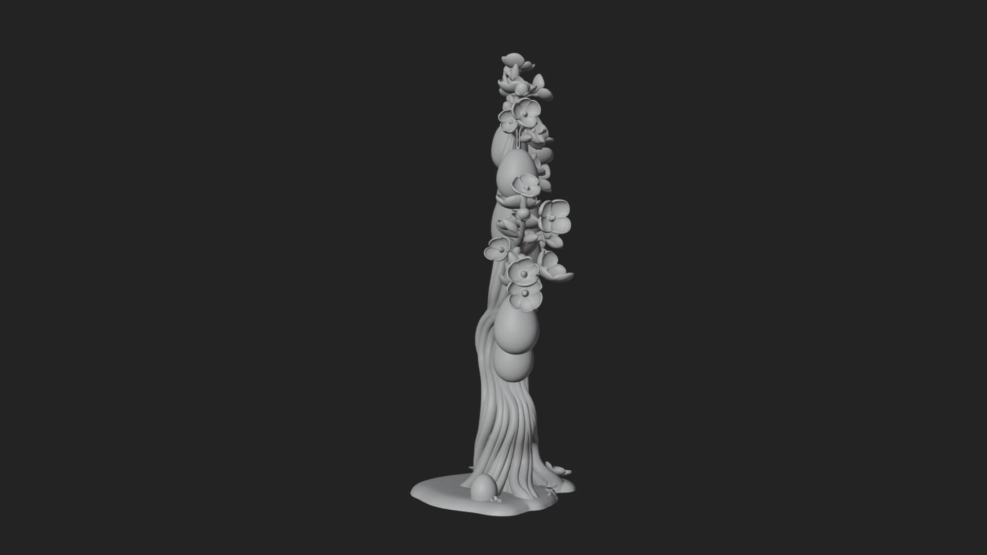 Easter Egg Blossom Tree Model Design 1 3D Print Model 3D Model