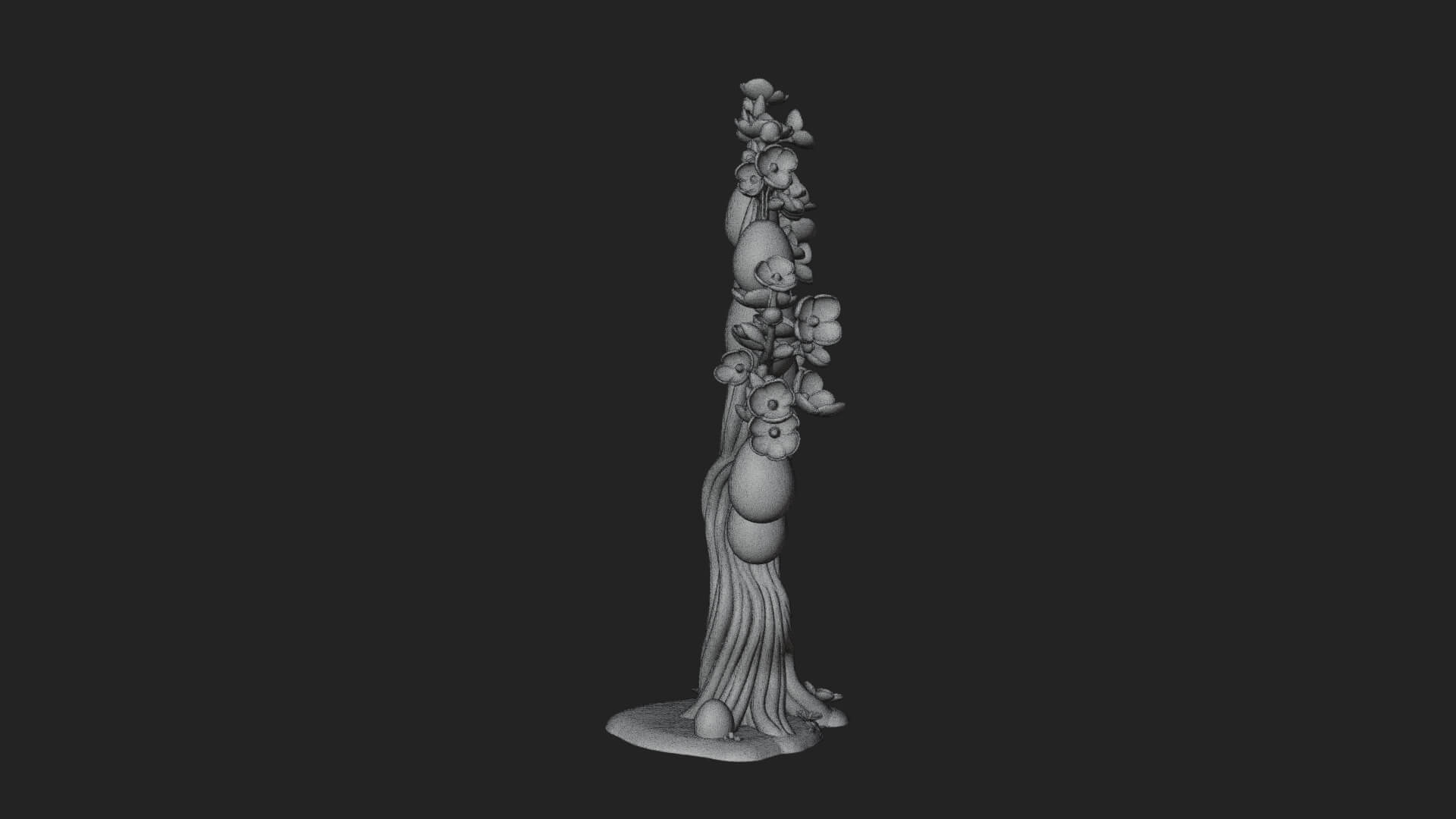 Easter Egg Blossom Tree Model Design 1 3D Print Model 3D Model