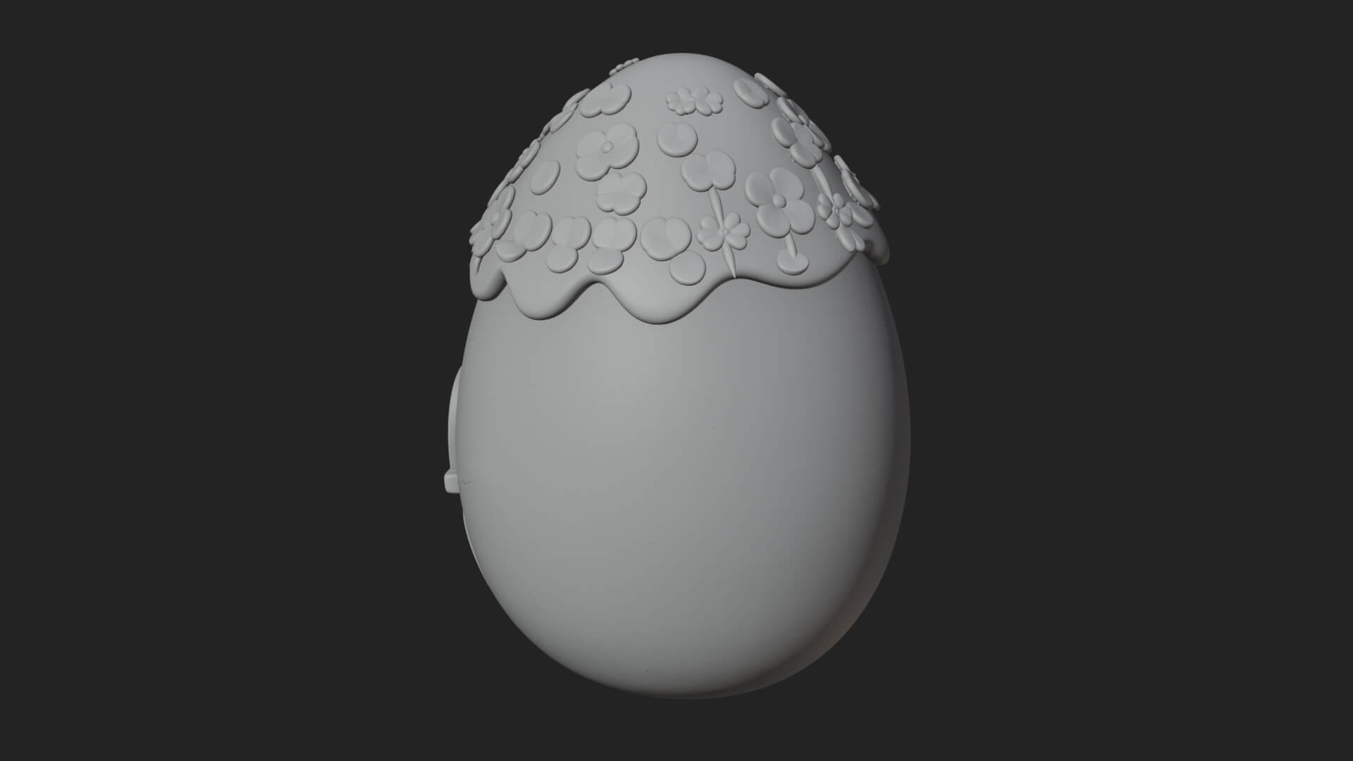 Easter Egg Cottage House Design 2 3D Print Model 3D Model