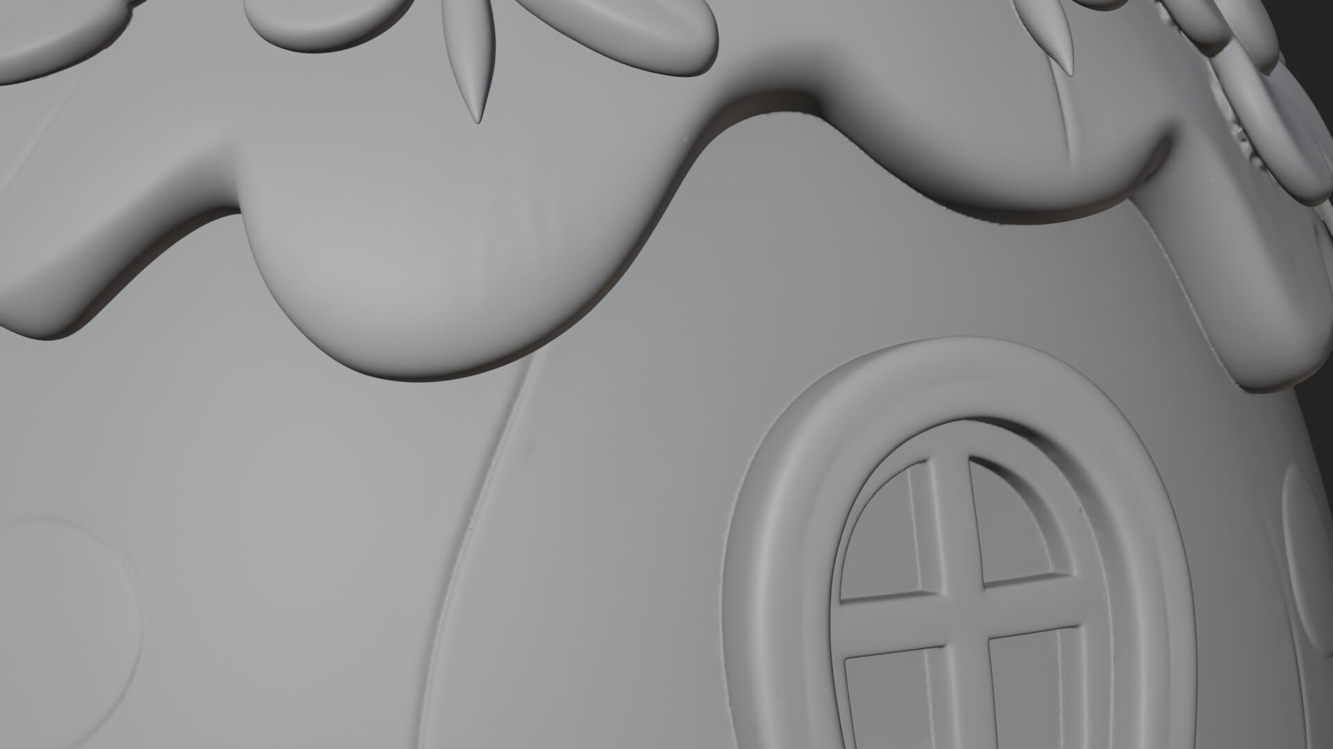 Easter Egg Cottage House Design 2 3D Print Model 3D Model