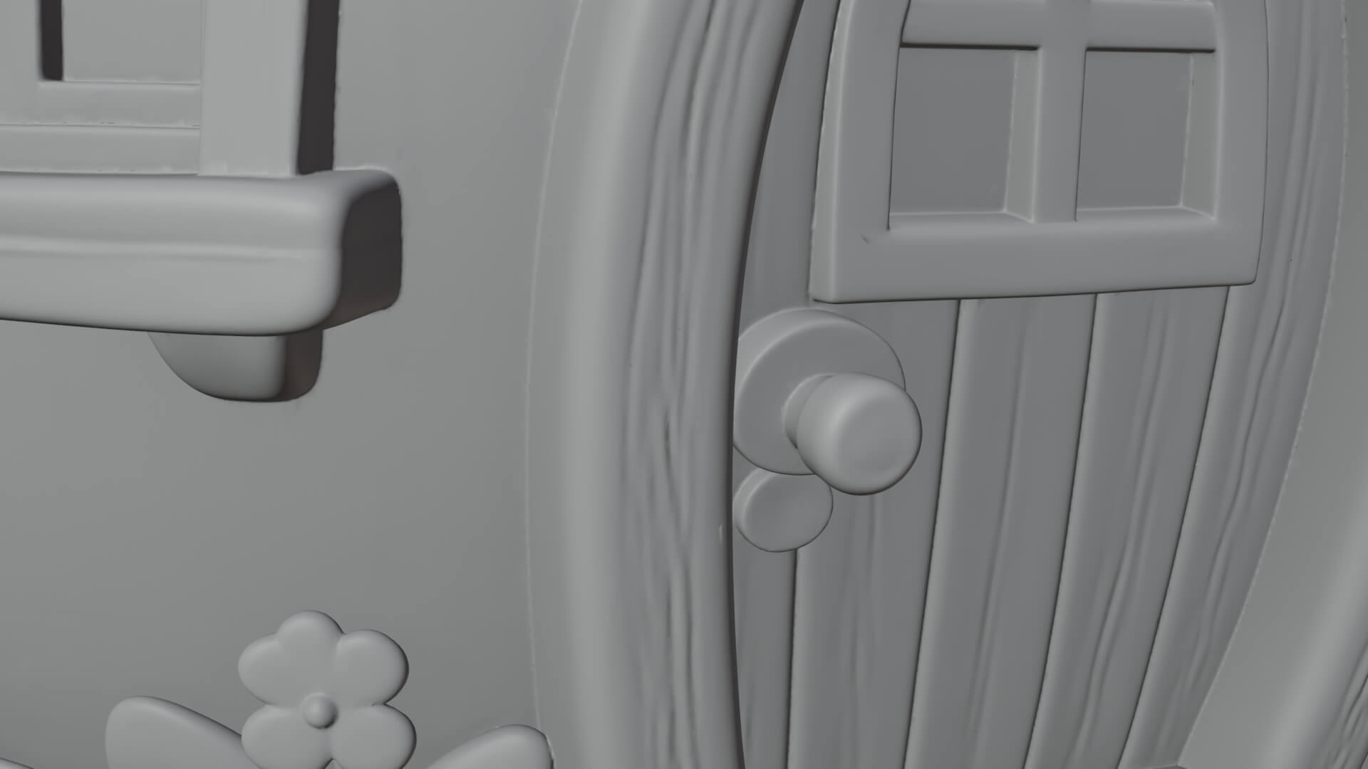 Easter Egg Cottage House Design 3 3D Print Model 3D Model