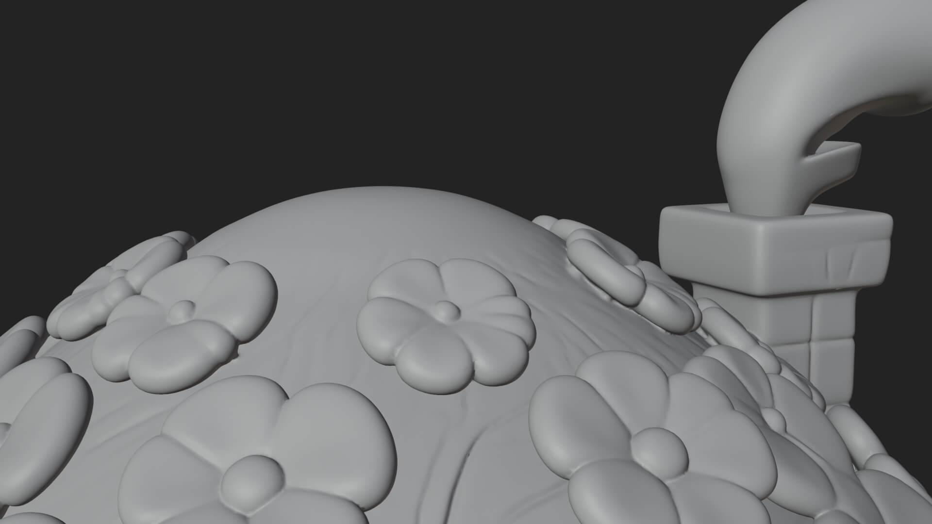 Easter Egg Cottage House Design 4 3D Print Model 3D Model