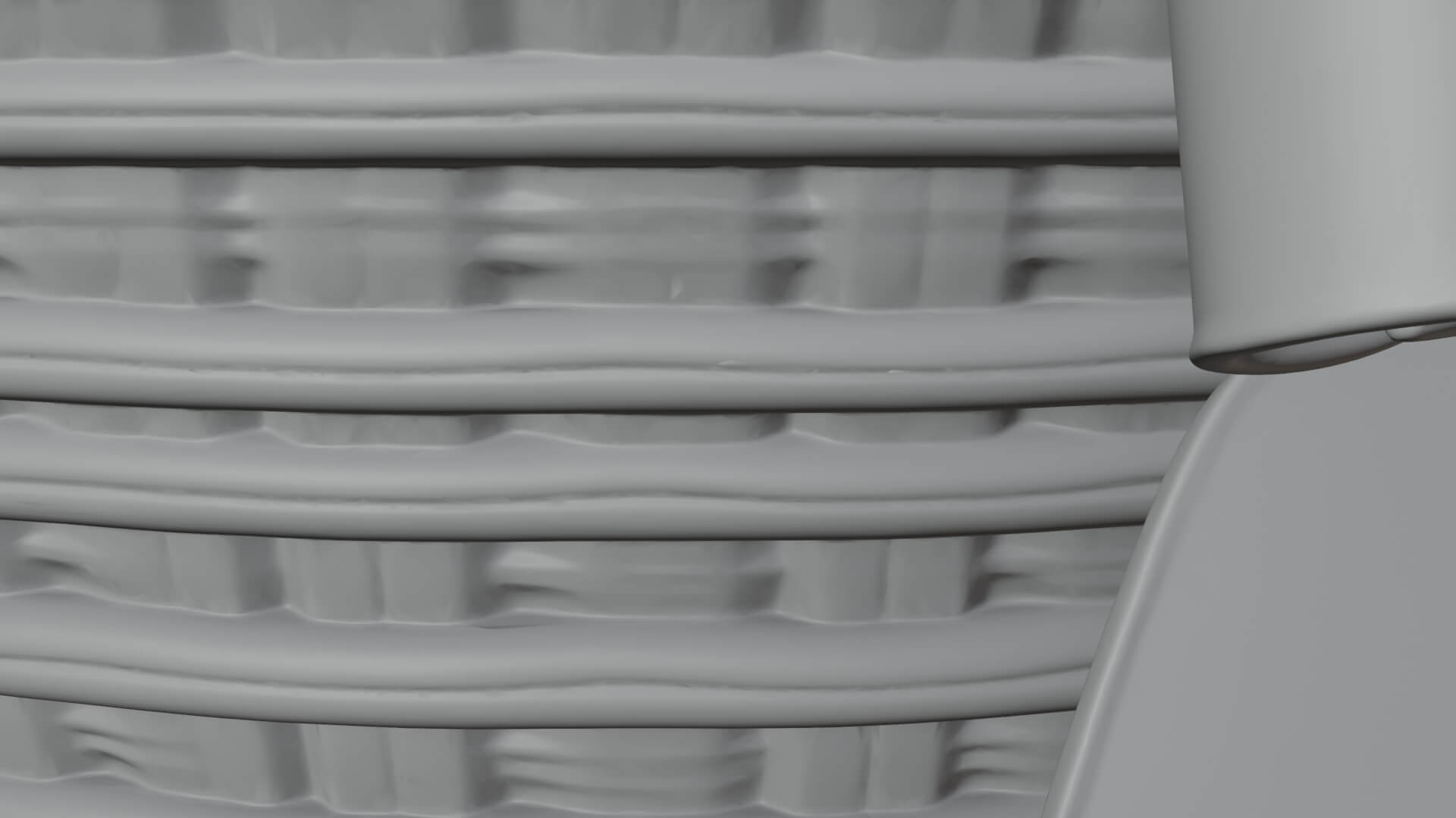 Easter Egg in Basket Ornament Design 4 3D Print Model 3D Model
