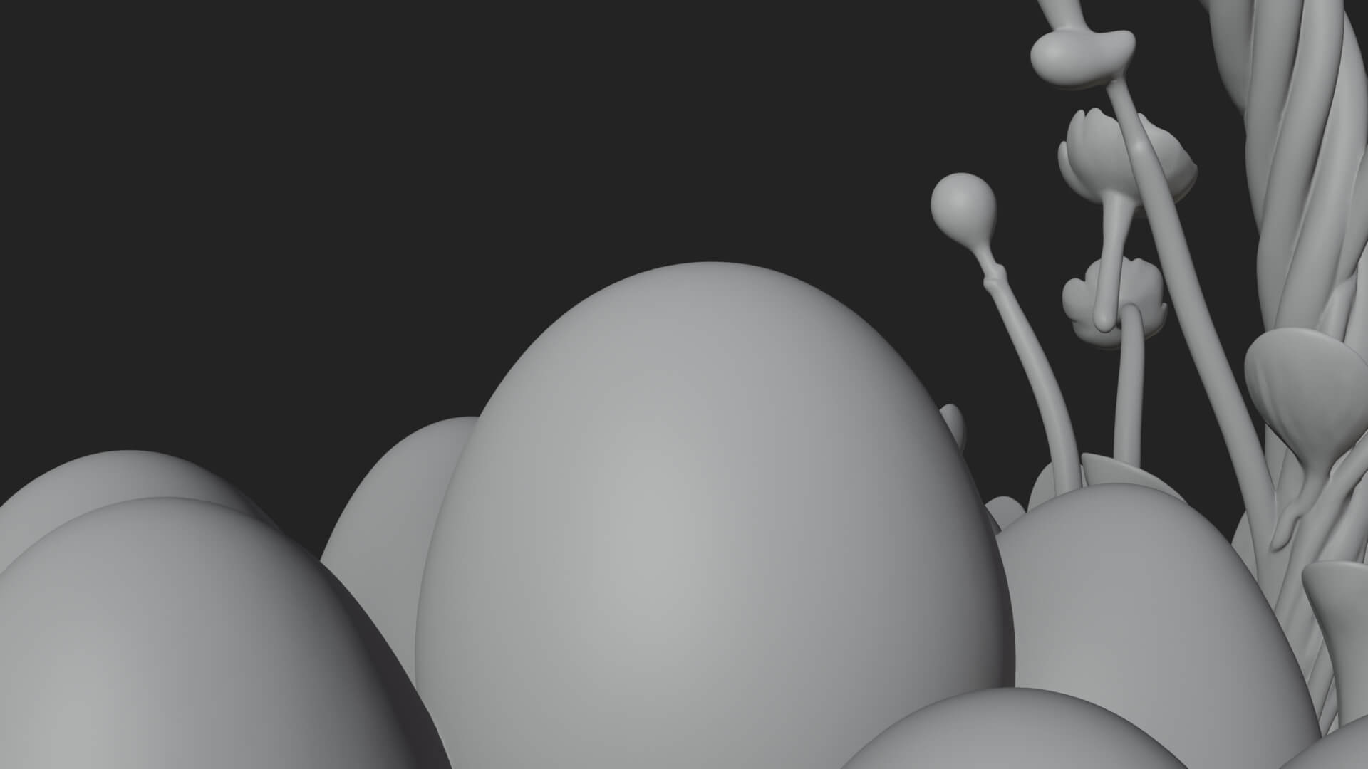 Easter Egg in Basket Ornament Design 6 3D Print Model 3D Model
