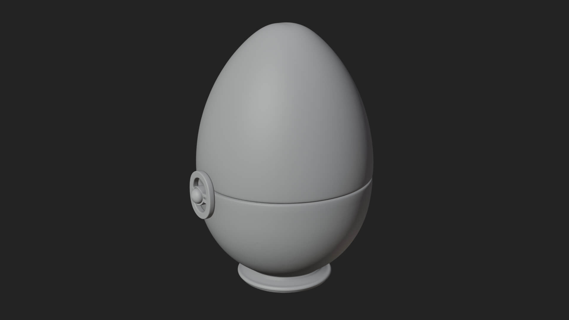 Easter Egg Music Box Ornament Design 1 3D Print Model 3D Model