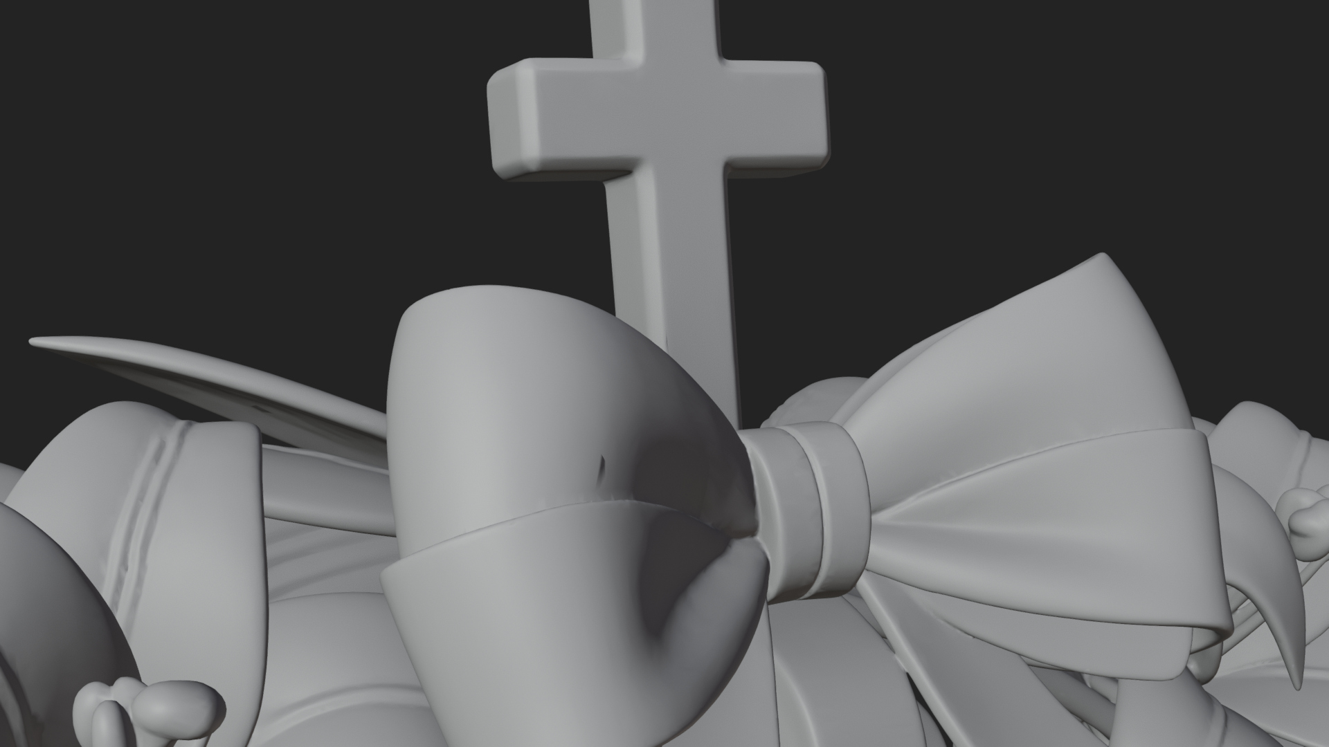 Easter Lily Church Bell Ornament Design 1 3D Print Model 3D Model