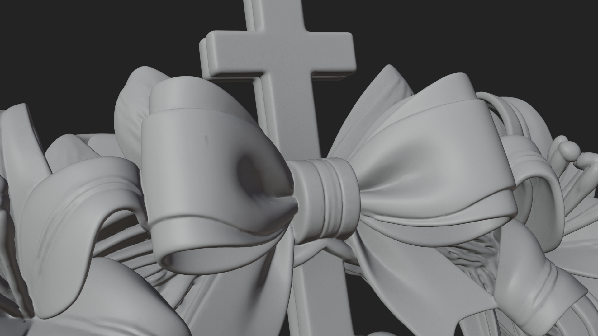 Easter Lily Church Bell Ornament Design 2 3D Print Model 3D Model