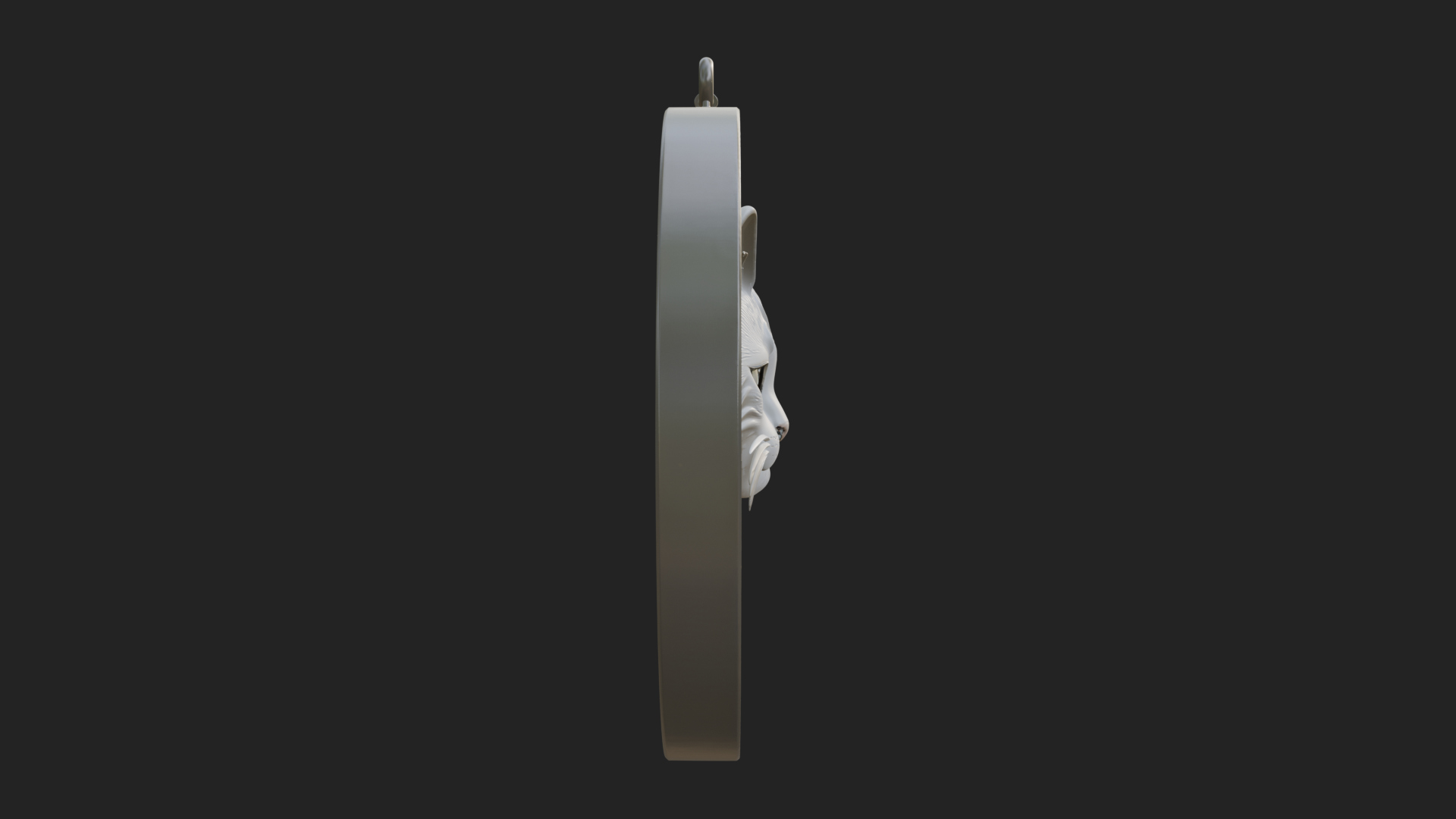 Egyptian Cat Oval Relief Plaque Design 4 3D Print Model 3D Model
