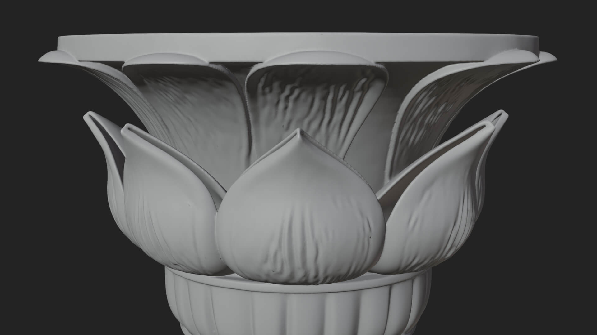 Egyptian Column Model Design 5 3D Print Model 3D Model