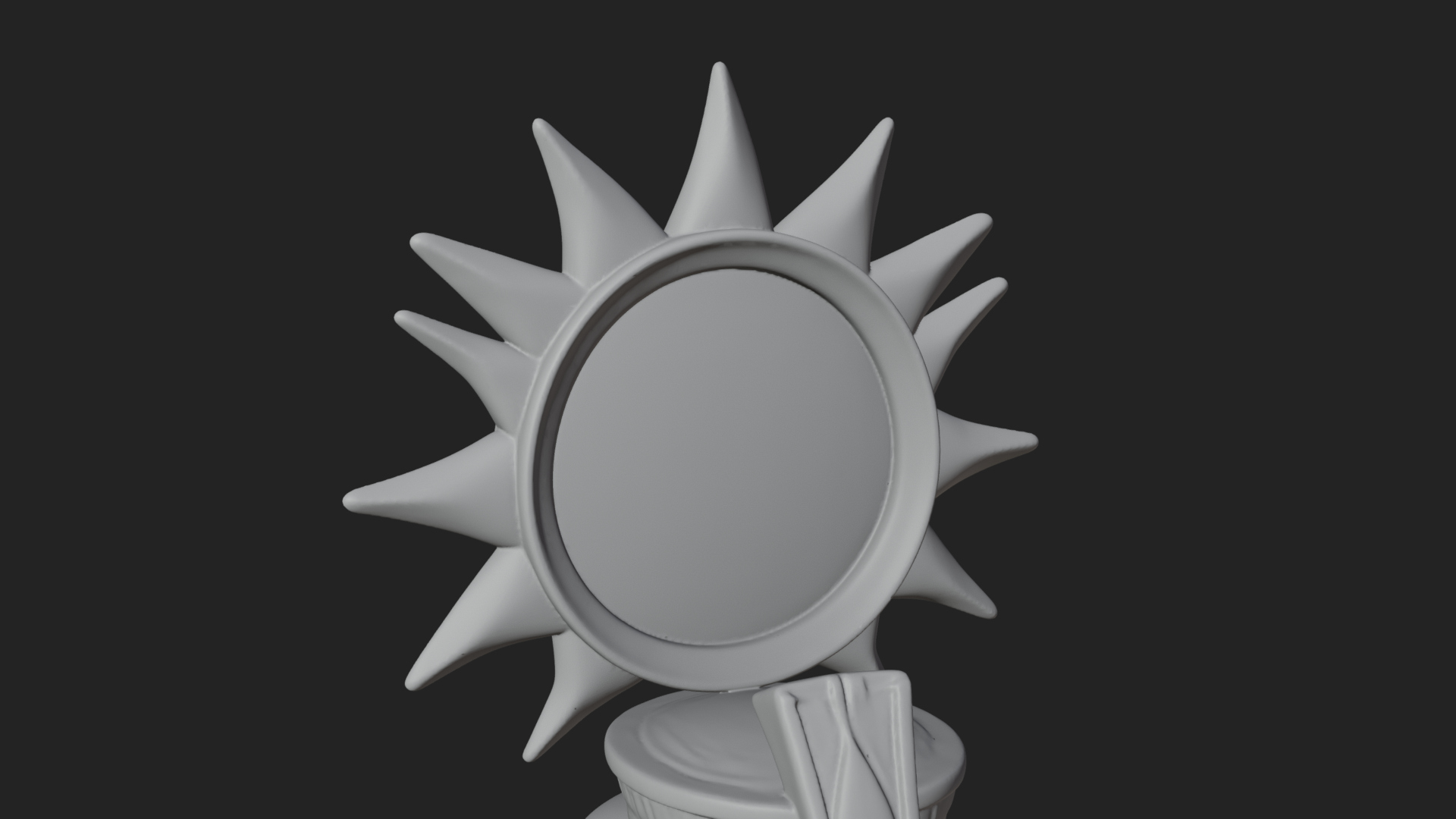 Egyptian Pharaoh Standing Statue Design 10 3D Print Model 3D Model