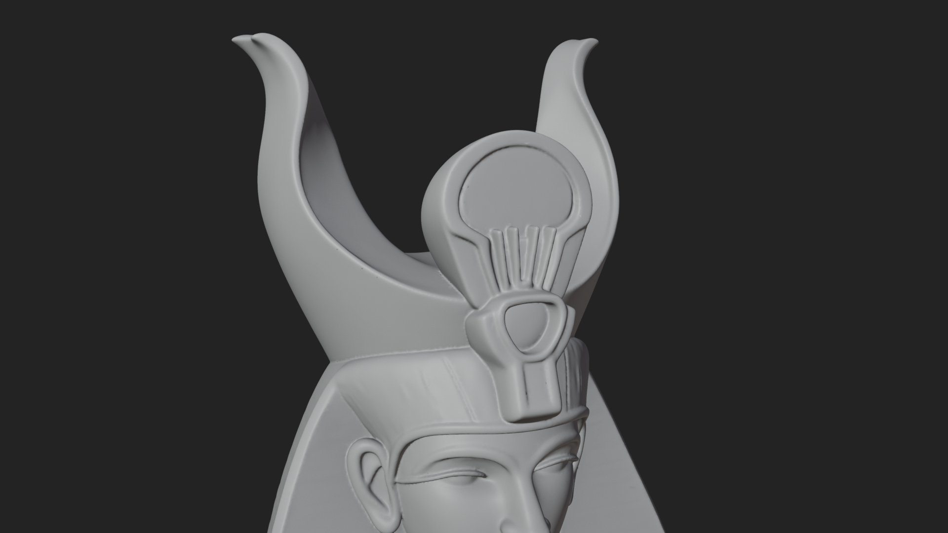 Egyptian Pharaoh Standing Statue Design 11 3D Print Model 3D Model