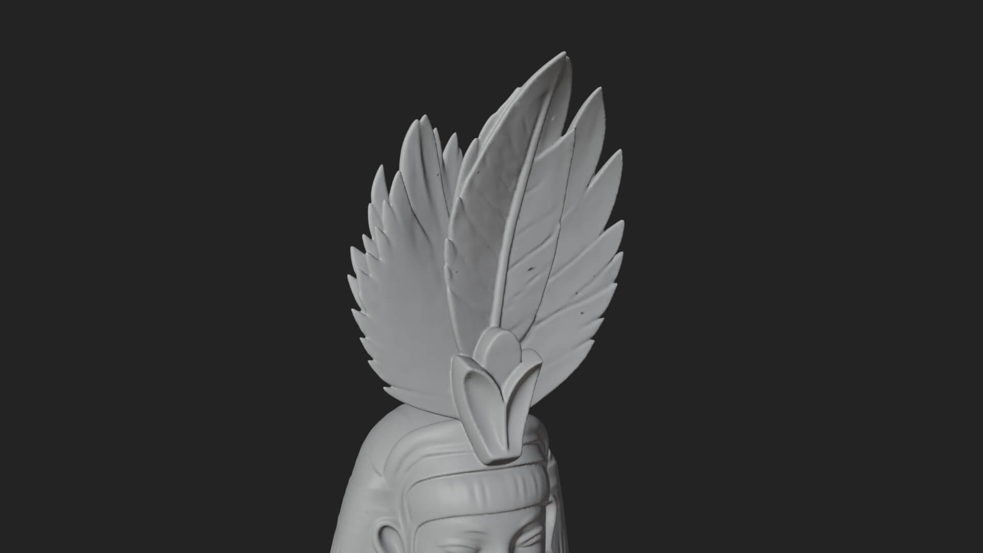 Egyptian Queen Statue Design 11 3D Print Model 3D Model