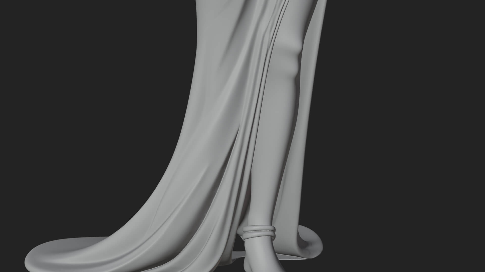 Egyptian Queen Statue Design 6 3D Print Model 3D Model
