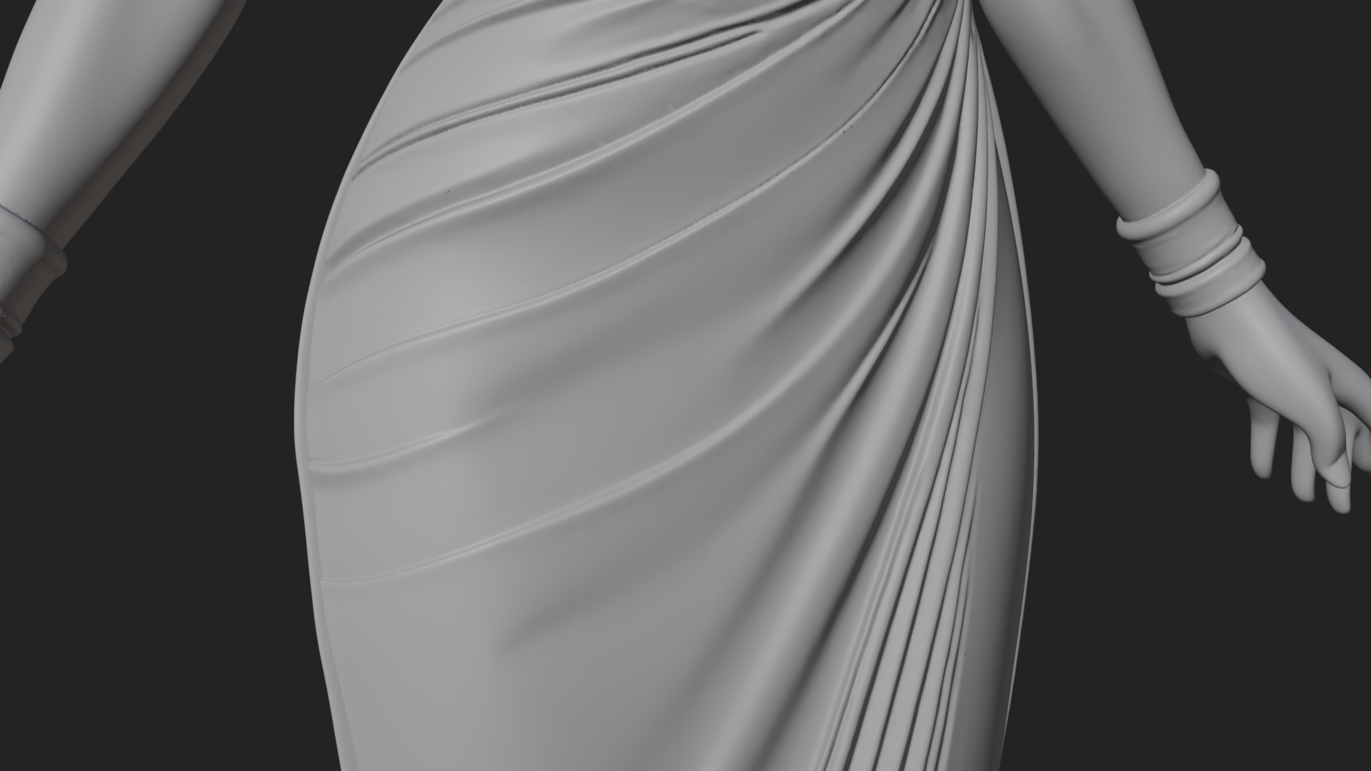 Egyptian Queen Statue Design 8 3D Print Model 3D Model