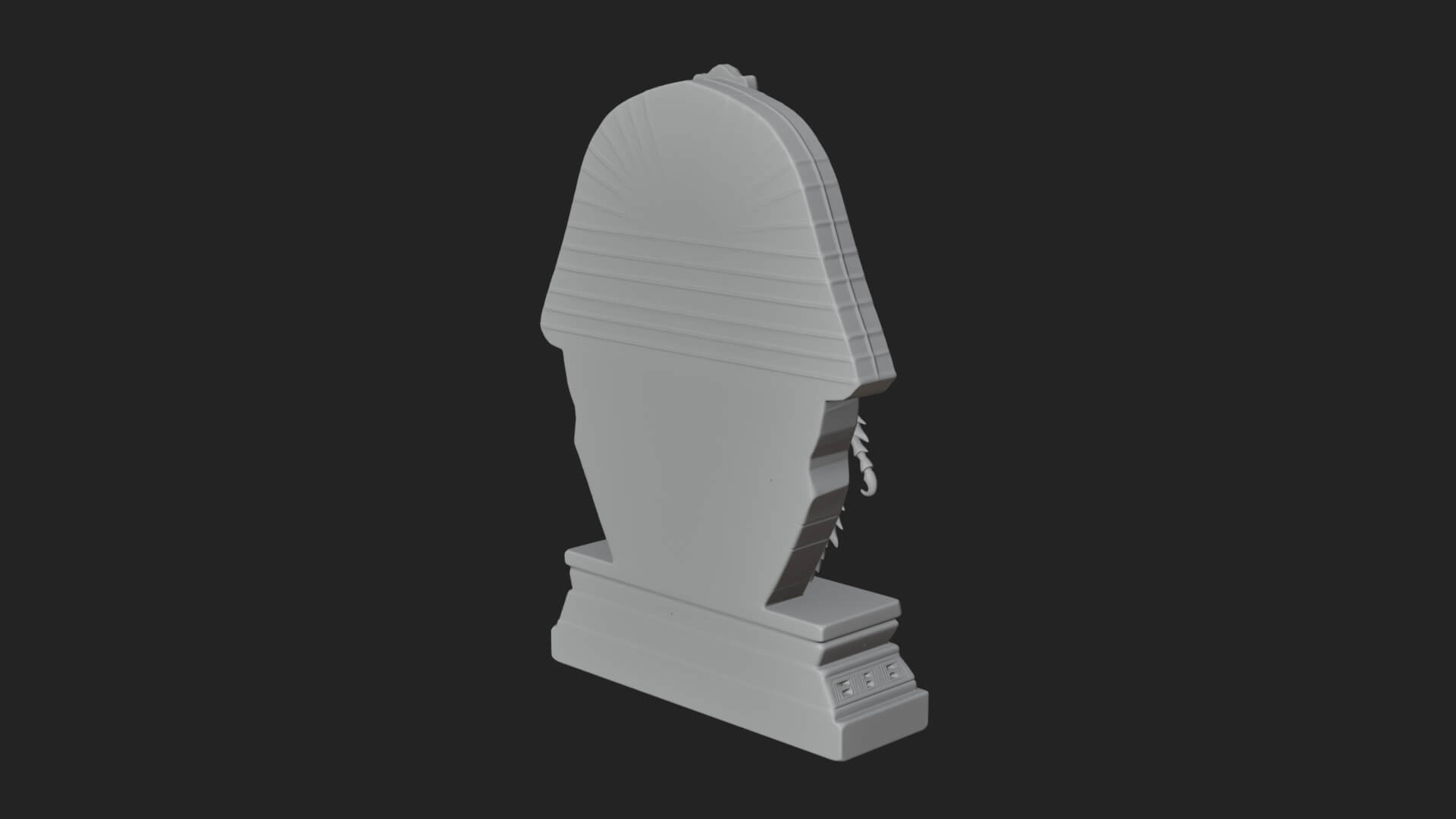 Egyptian Scarab Wall Plaque Design 13 3D Print Model 3D Model