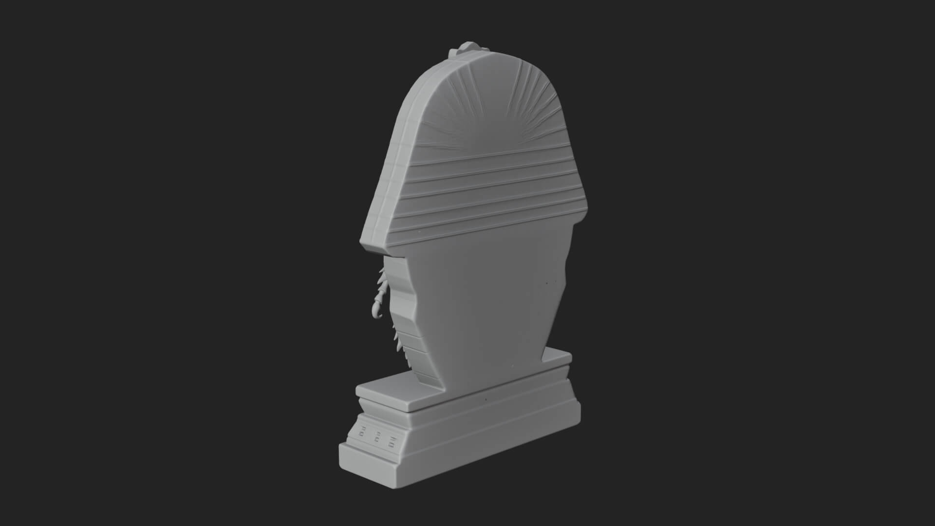 Egyptian Scarab Wall Plaque Design 13 3D Print Model 3D Model