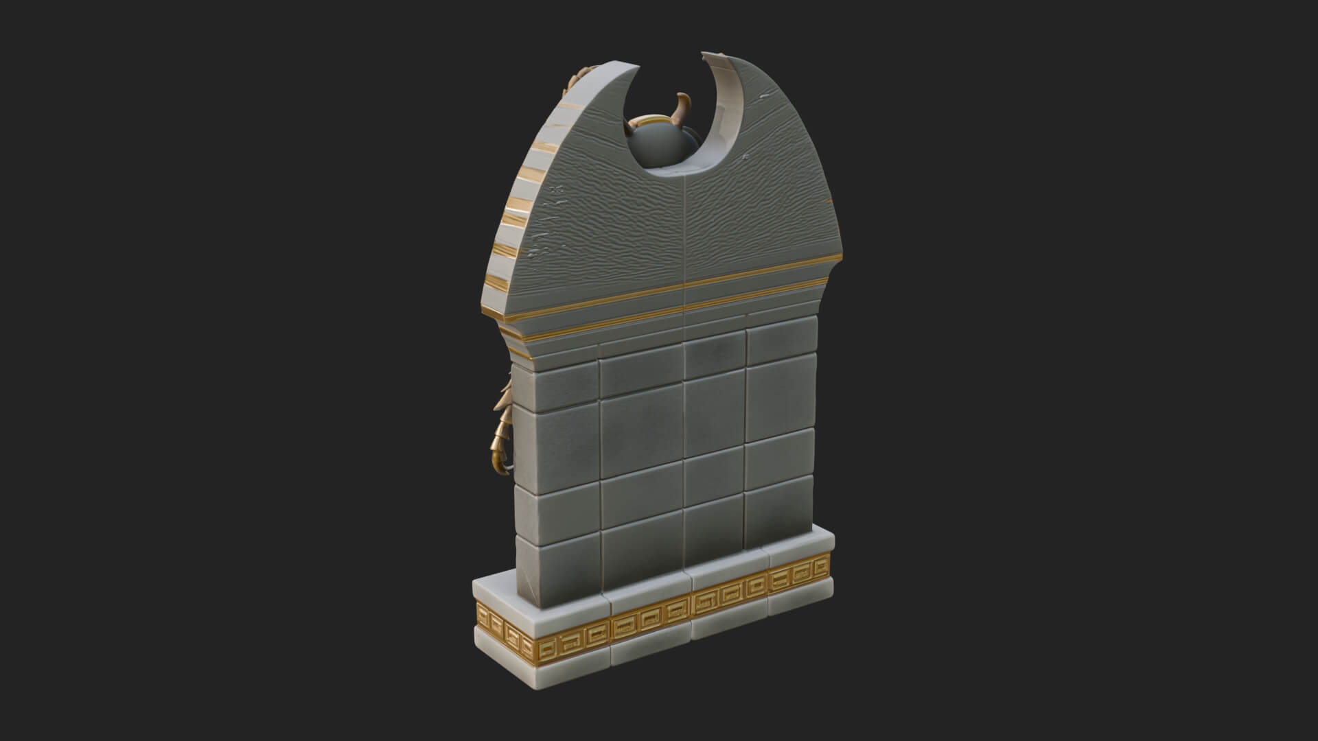 Egyptian Scarab Wall Plaque Design 15 3D Print Model 3D Model