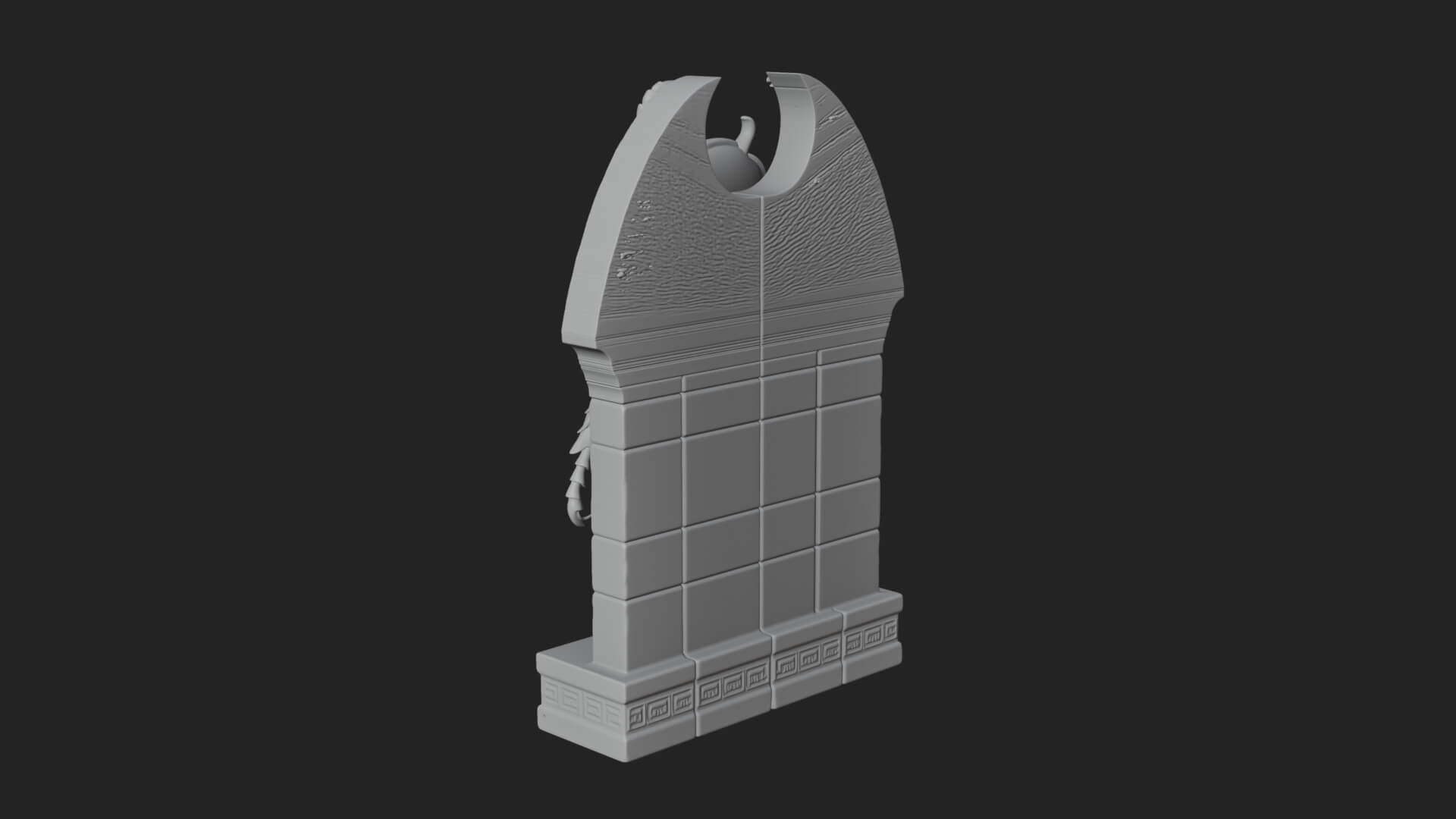 Egyptian Scarab Wall Plaque Design 15 3D Print Model 3D Model