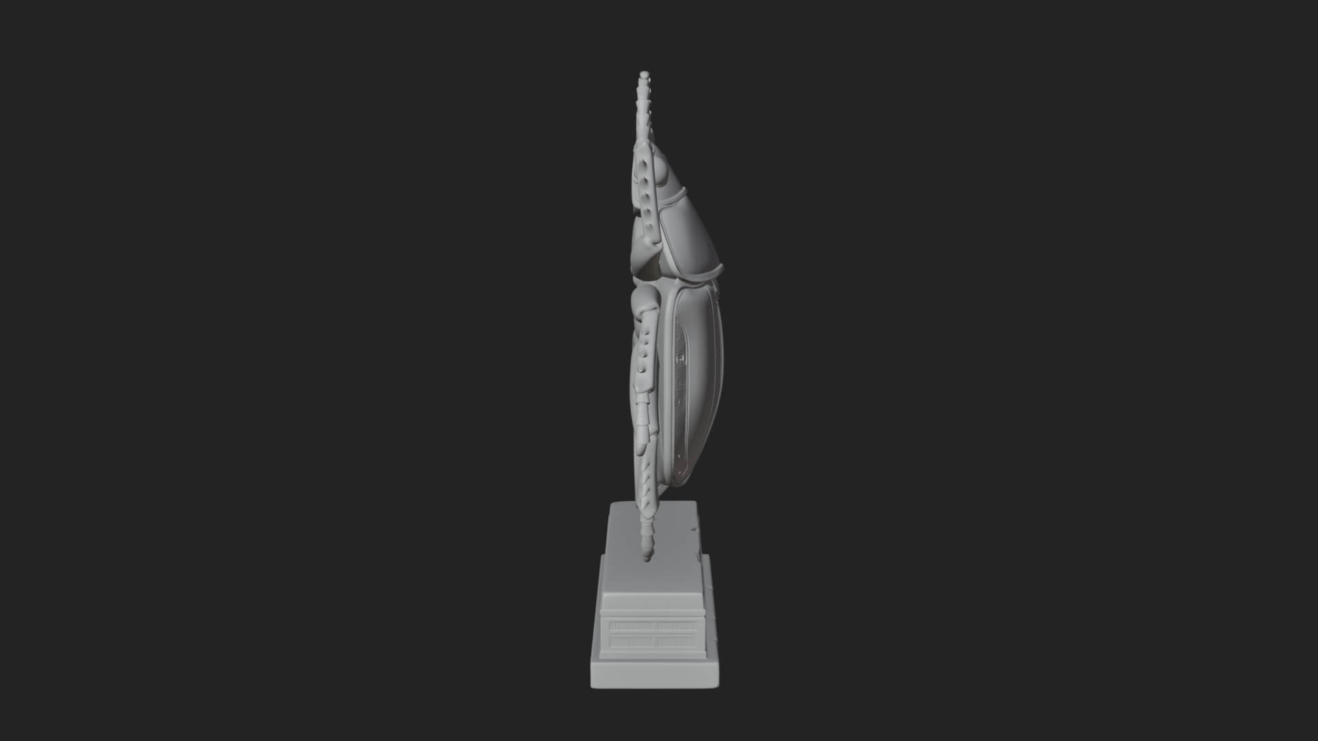 Egyptian Scarab Wall Plaque Design 16 3D Print Model 3D Model