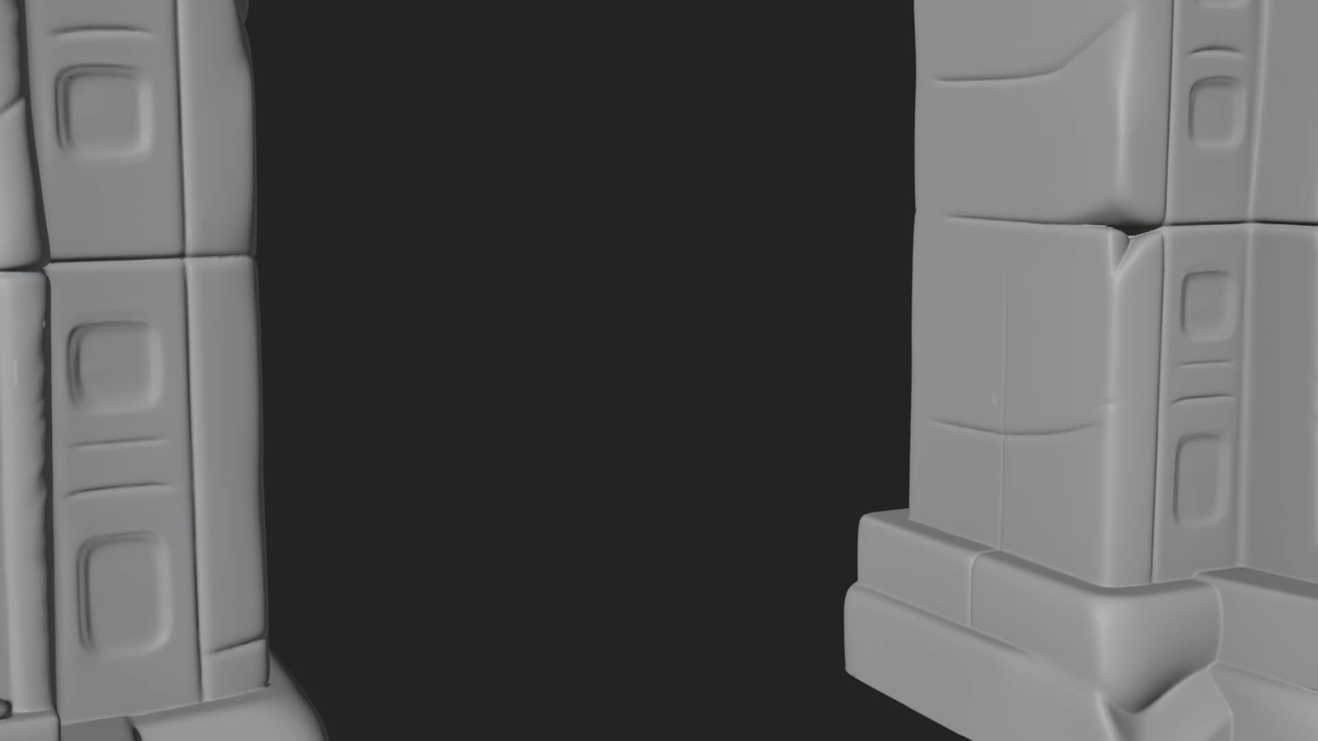 Egyptian Temple Gate Design 1 3D Print Model 3D Model