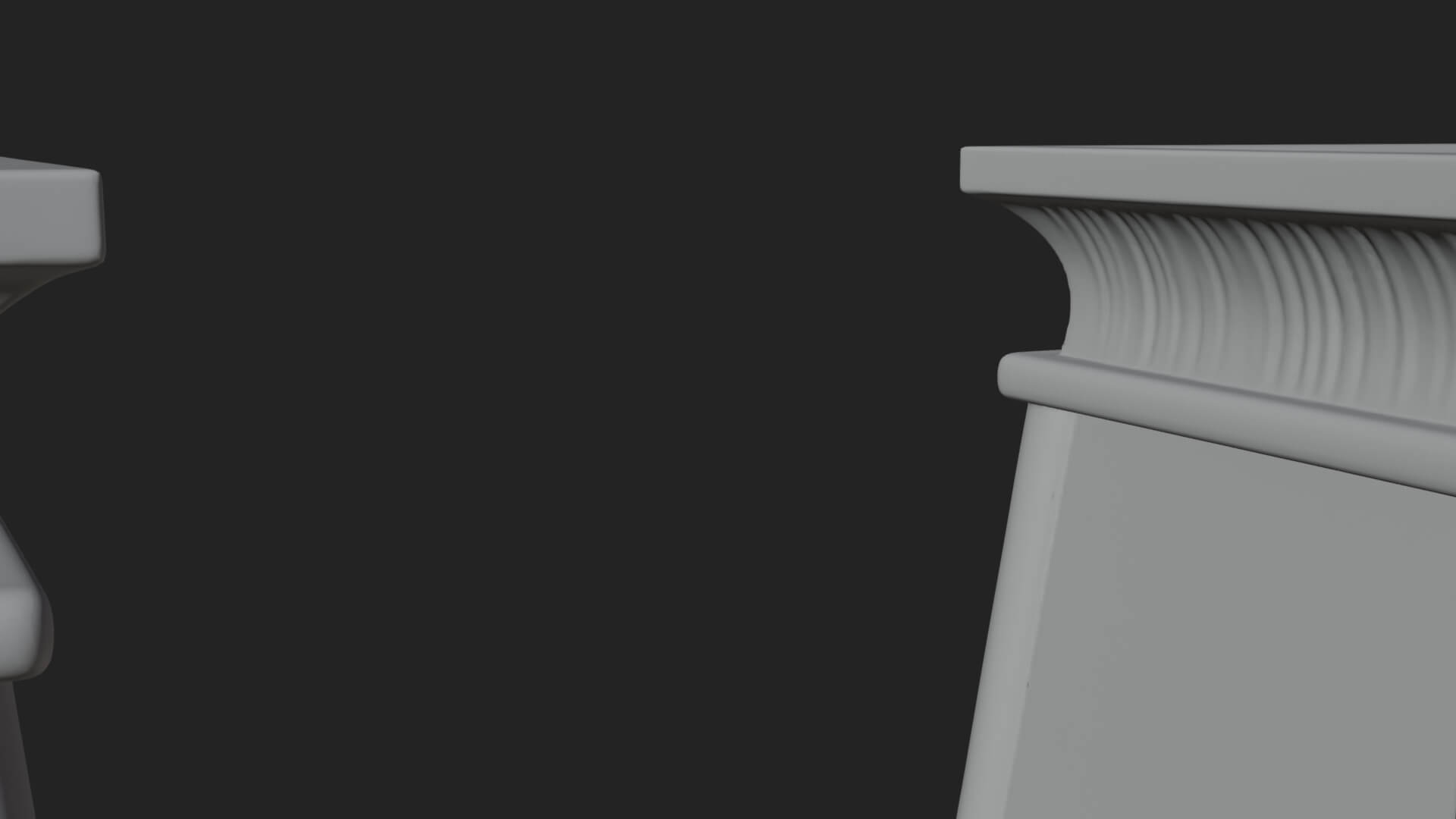 Egyptian Temple Gate Design 2 3D Print Model 3D Model