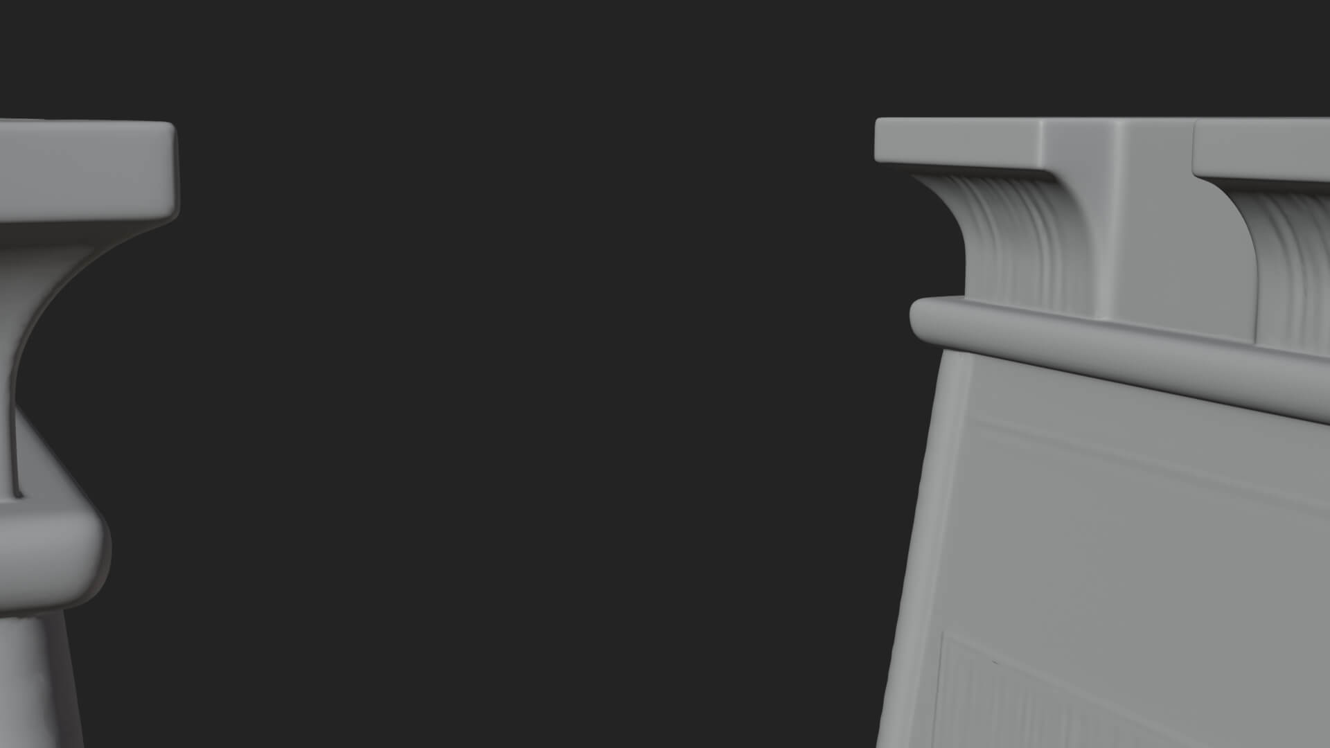 Egyptian Temple Gate Design 3 3D Print Model 3D Model