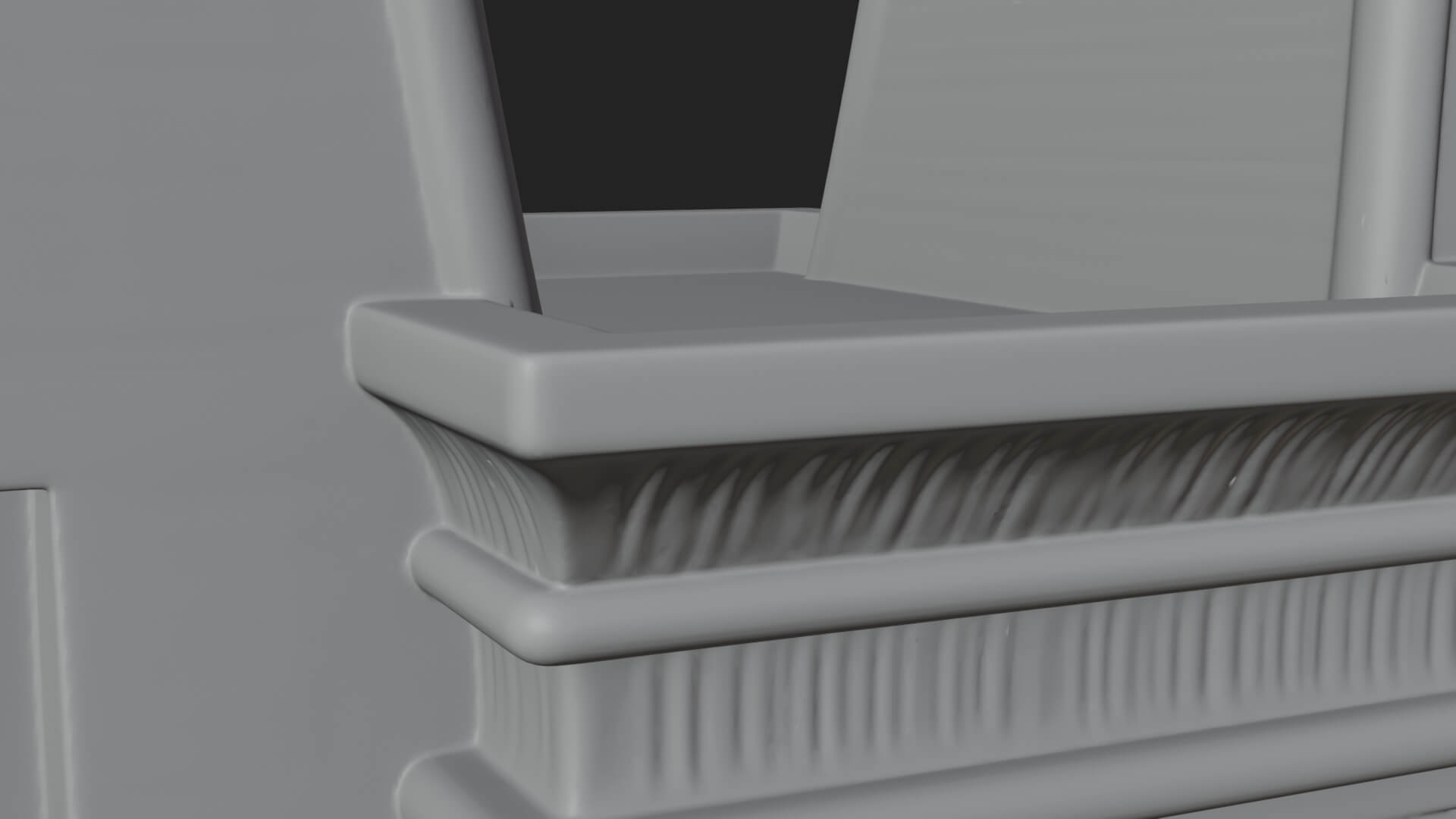 Egyptian Temple Gate Design 4 3D Print Model 3D Model