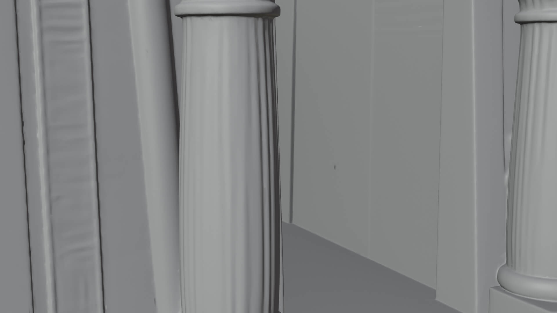 Egyptian Temple Gate Design 5 3D Print Model 3D Model