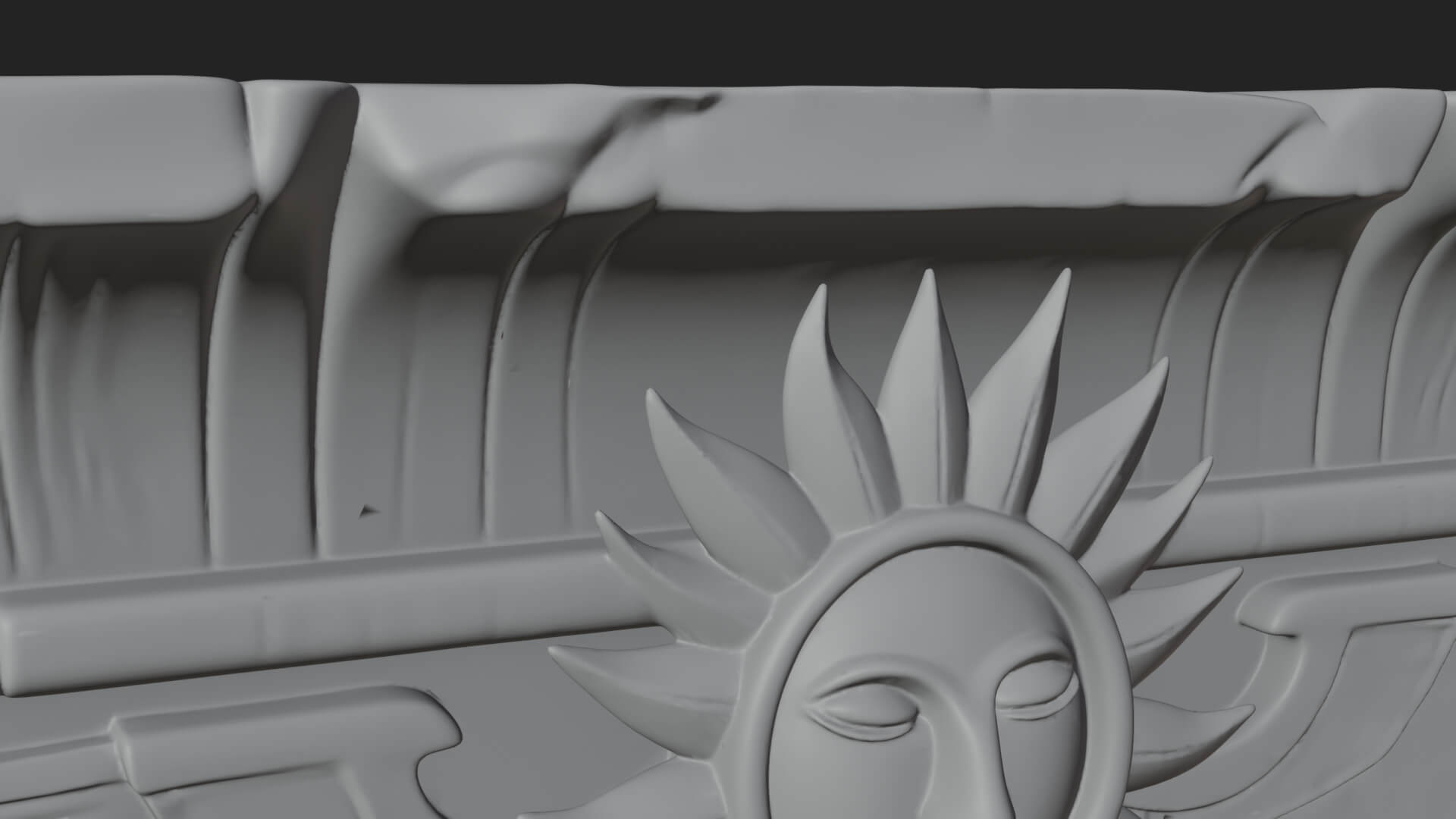 Egyptian Temple Gate Design 7 3D Print Model 3D Model