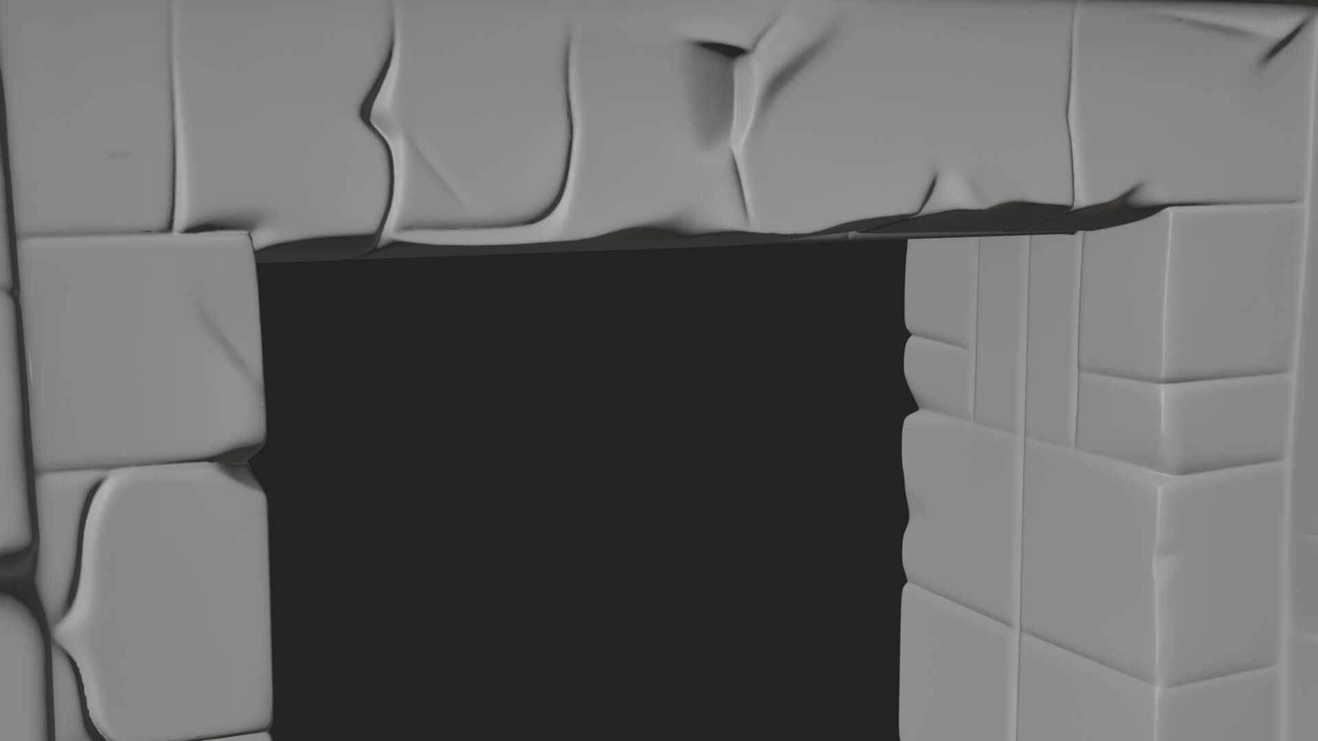 Egyptian Temple Gate Design 8 3D Print Model 3D Model