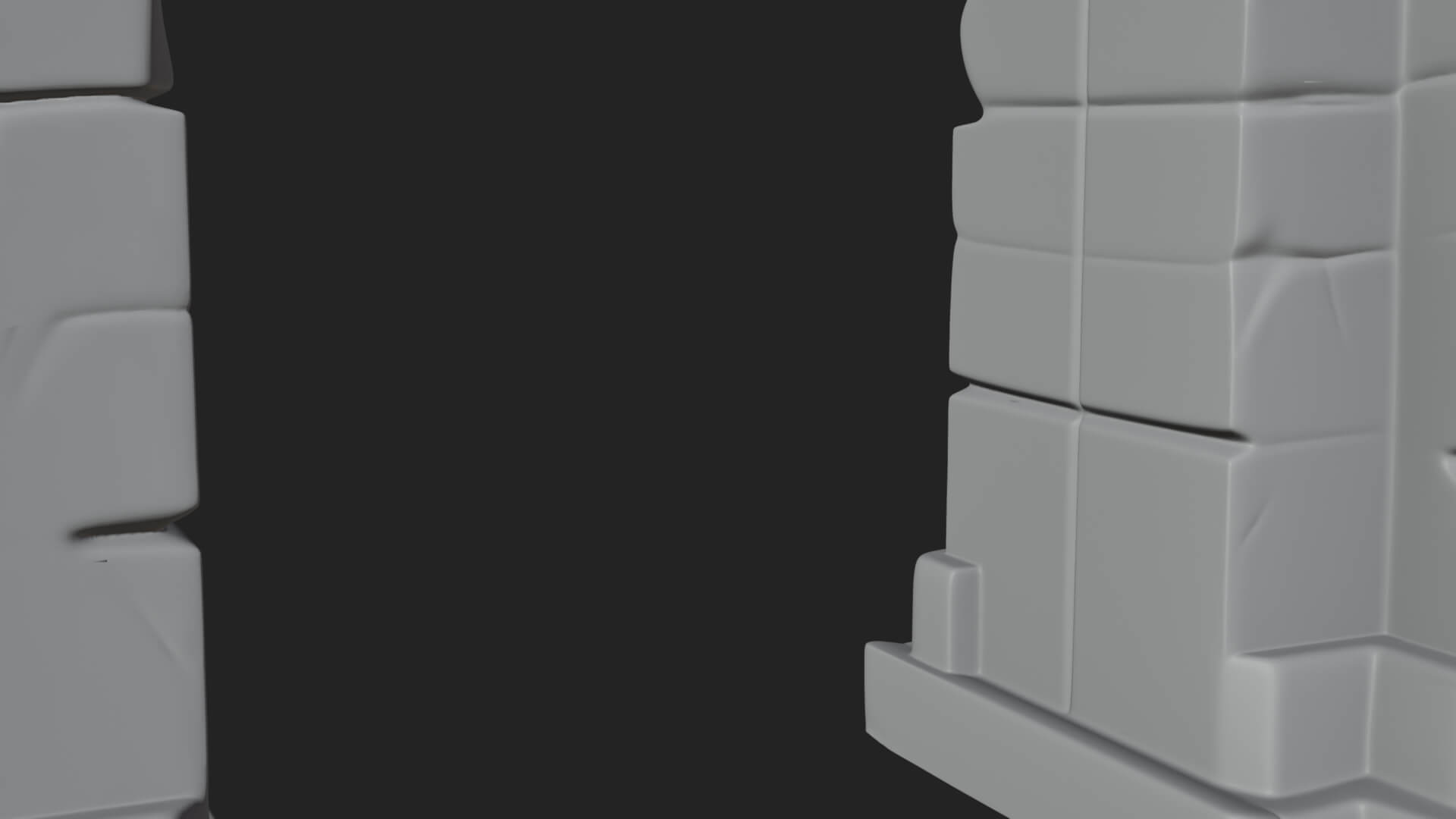Egyptian Temple Gate Design 8 3D Print Model 3D Model