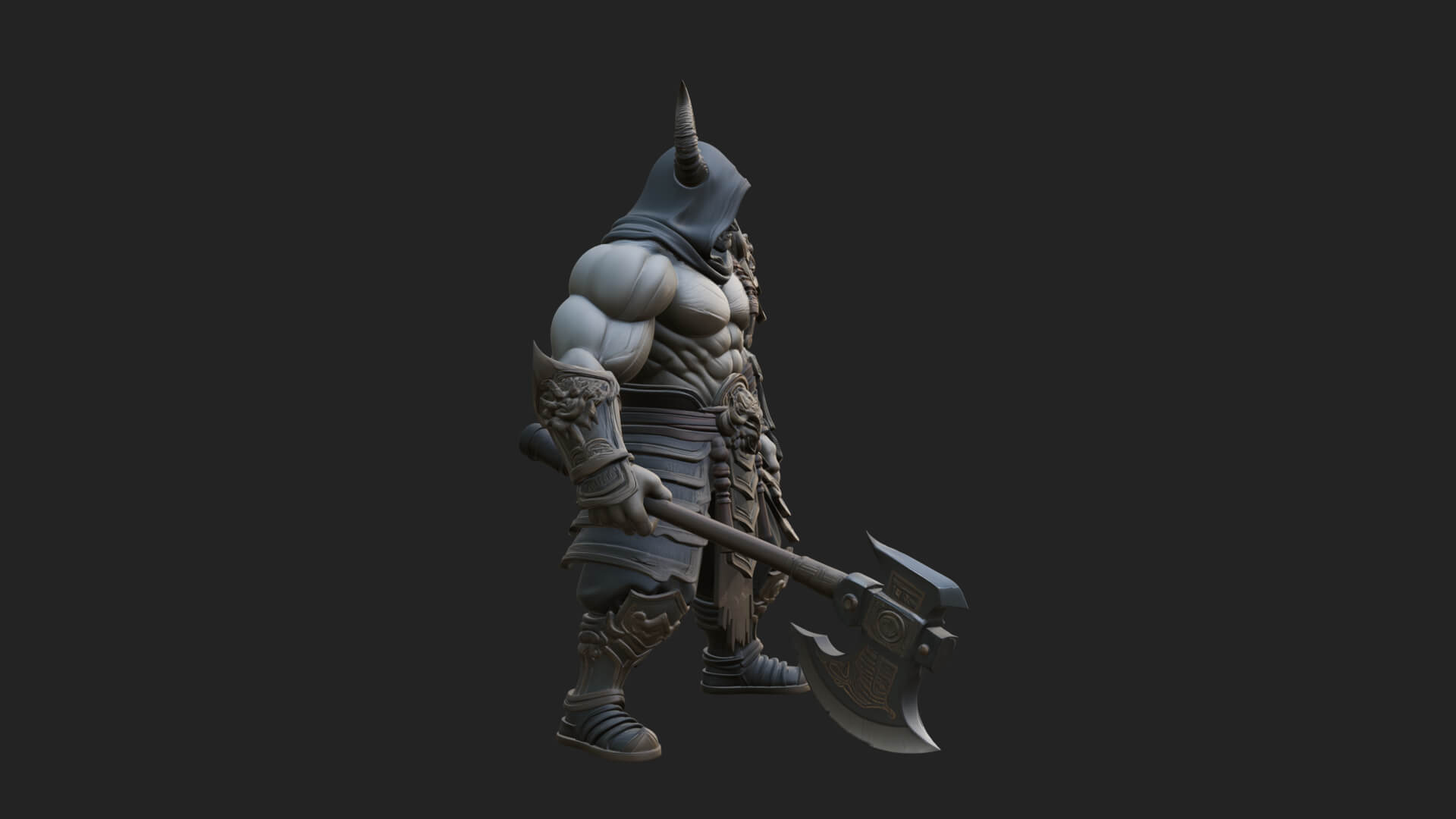 Elven Lord Statue Design 10 3d Print Model 3D Model