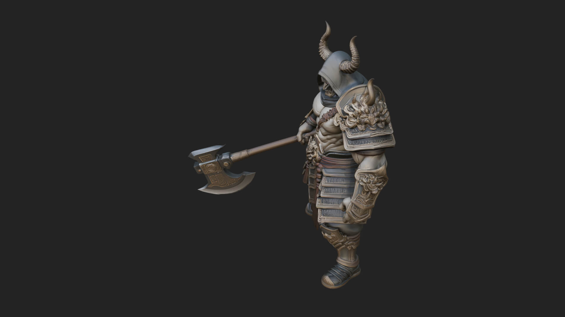 Elven Lord Statue Design 10 3d Print Model 3D Model