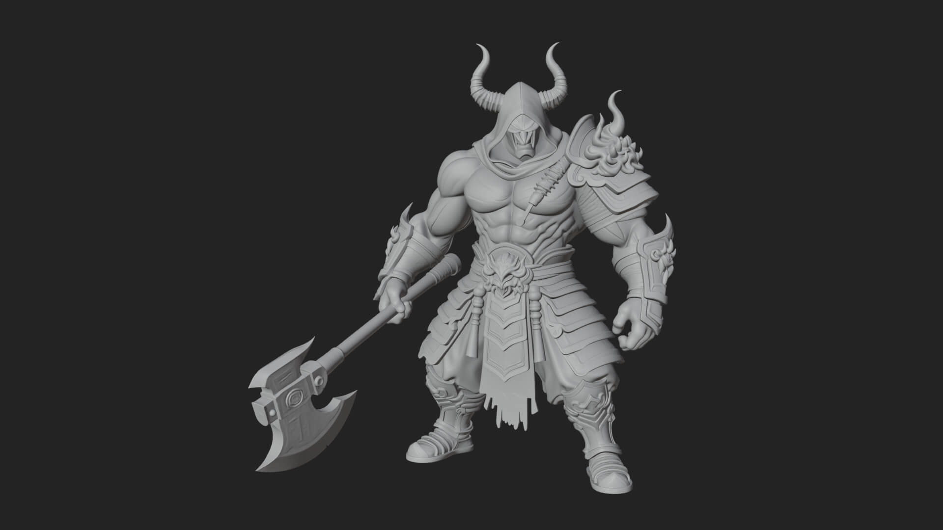 Elven Lord Statue Design 10 3d Print Model 3D Model