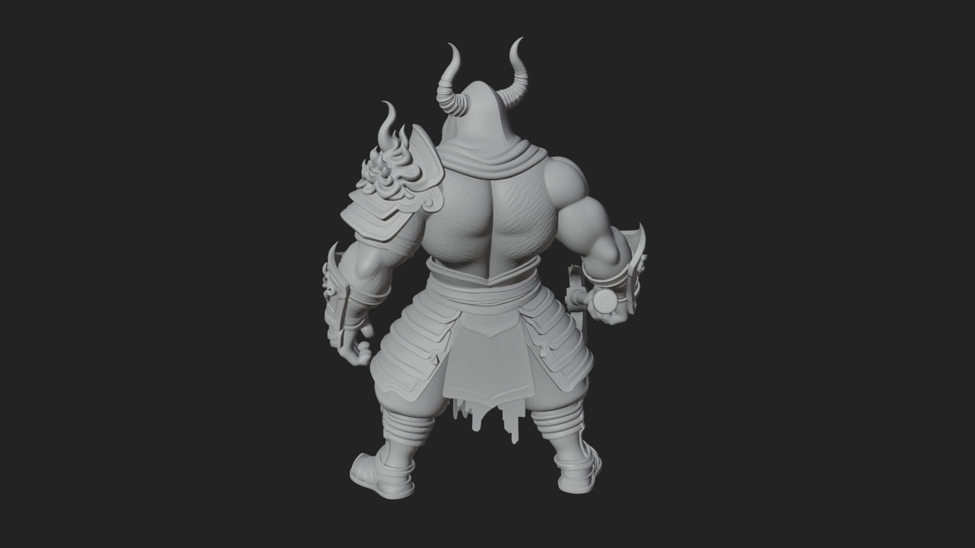 Elven Lord Statue Design 10 3d Print Model 3D Model