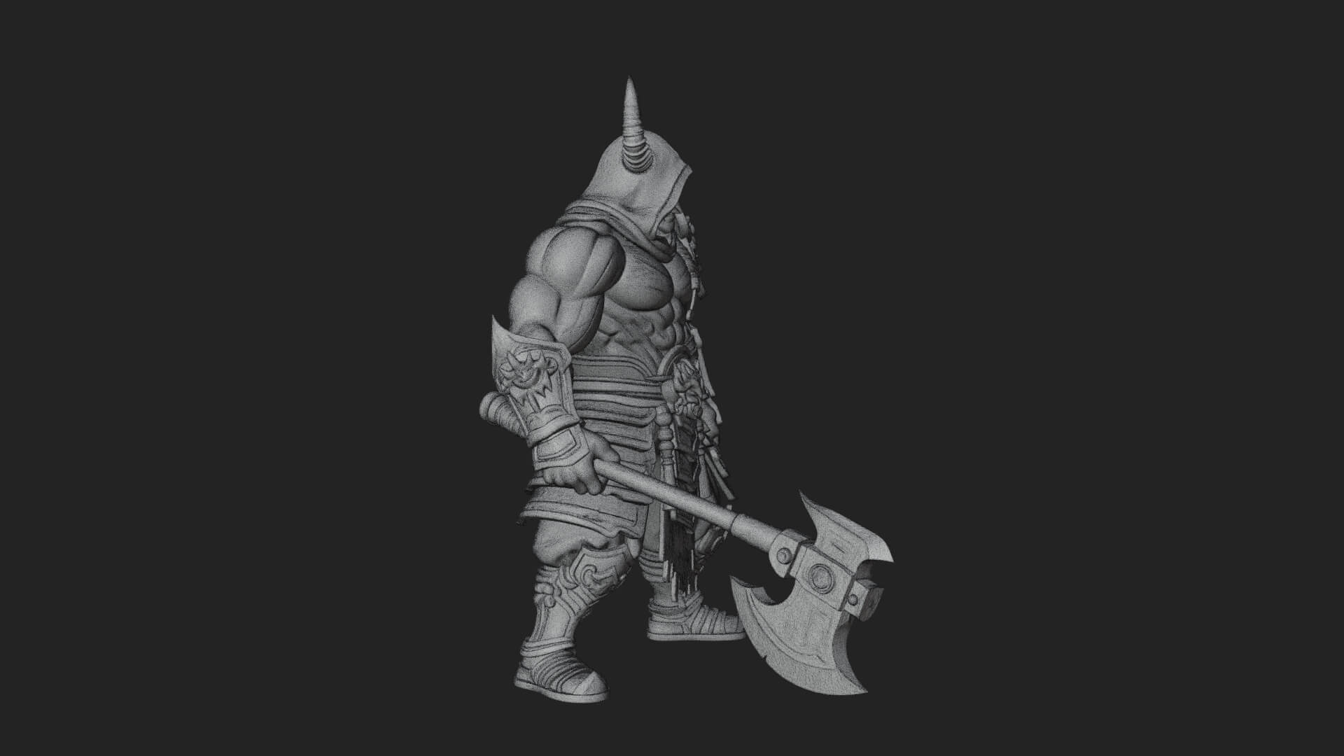 Elven Lord Statue Design 10 3d Print Model 3D Model