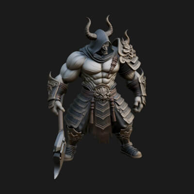 Elven Lord Statue Design 10 3d Print Model