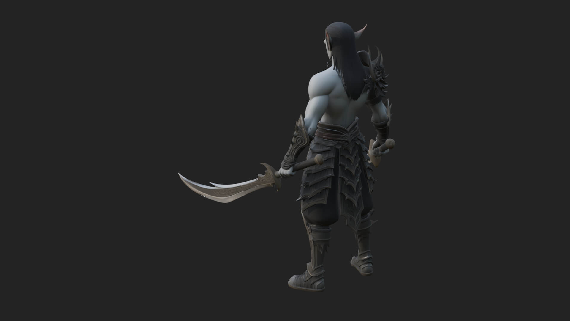 Elven Lord Statue Design 11 3D Print Model 3D Model